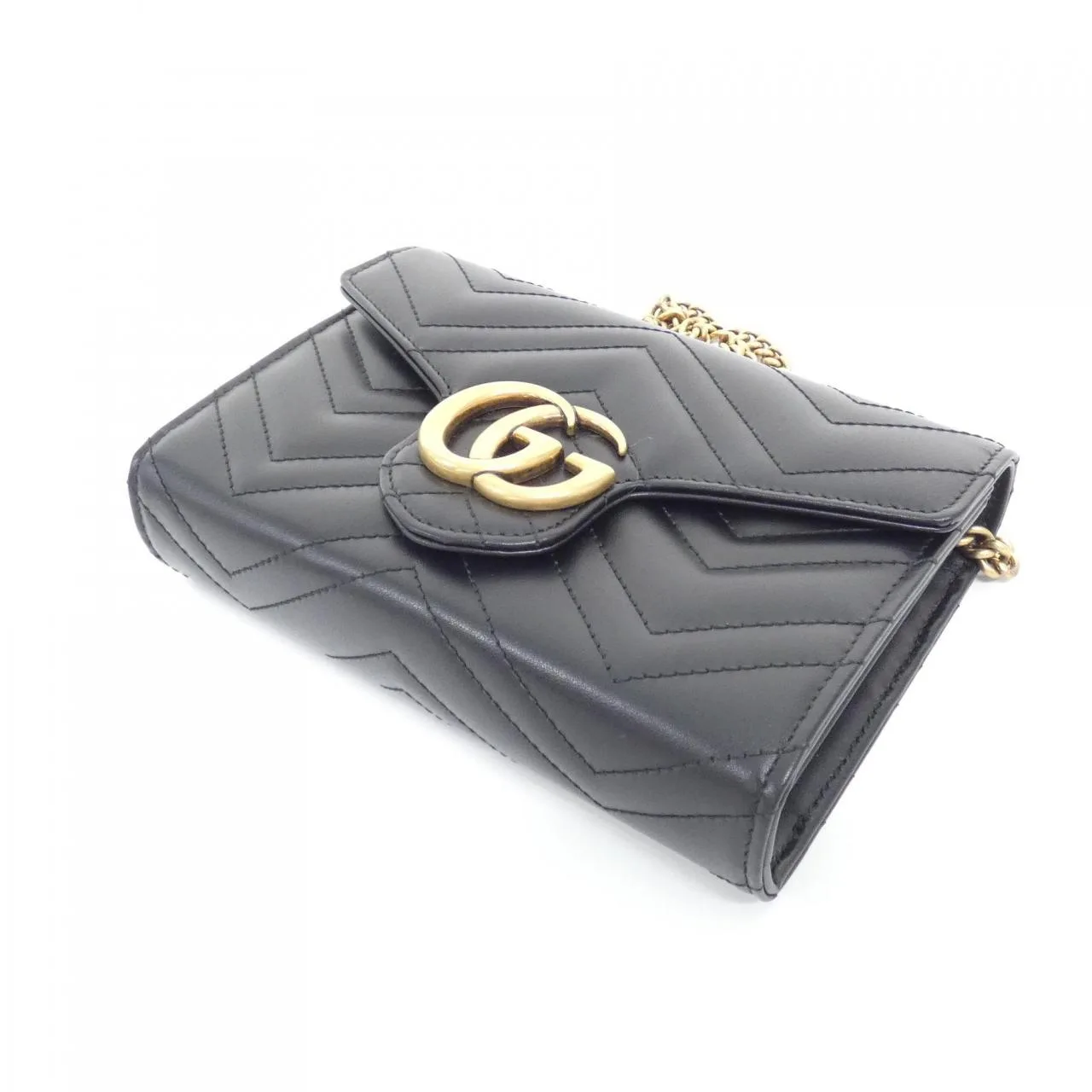 GUCCI Marmont 474575 DTD1T Shoulder Leather 3
