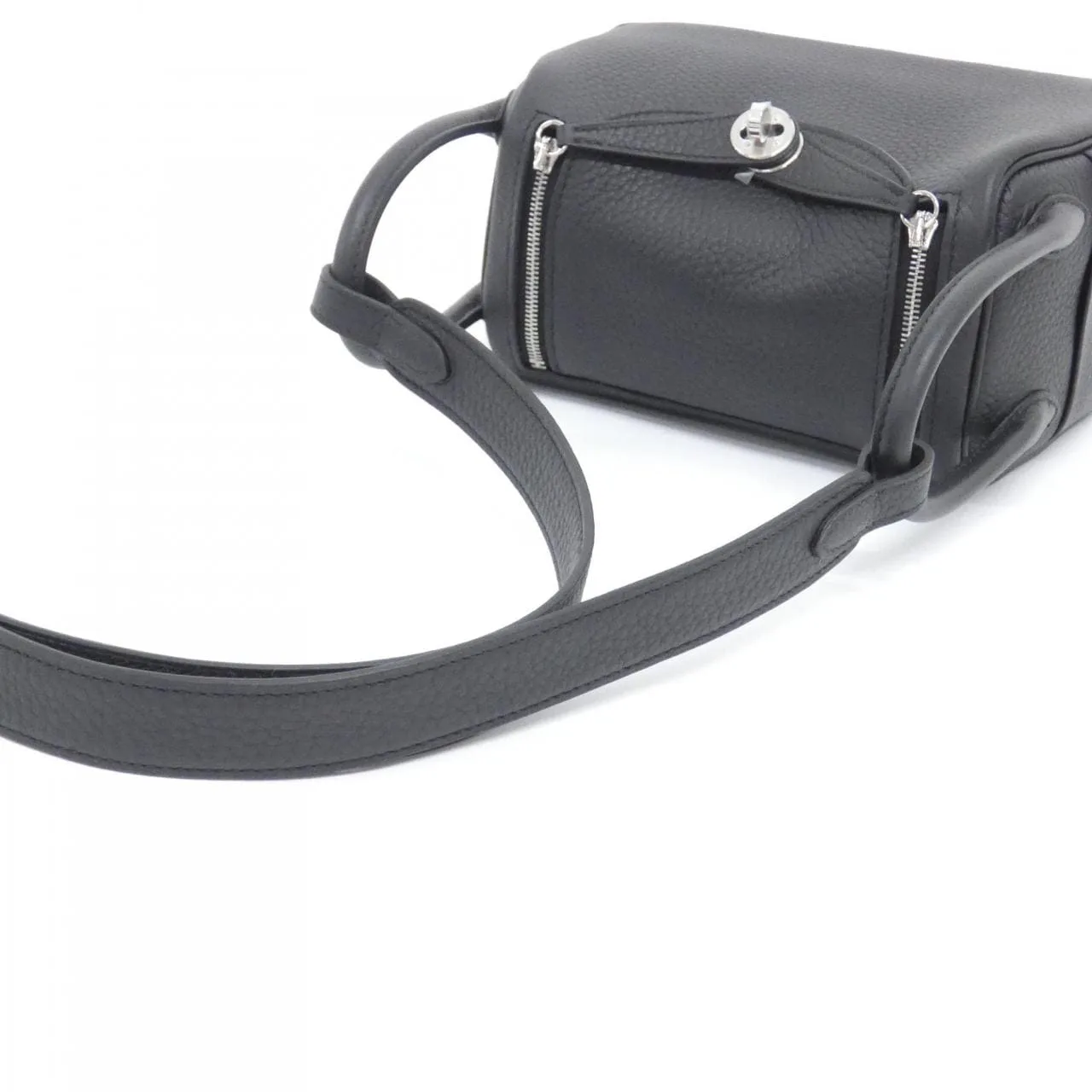 HERMES Lindy 085956CK Shoulder Clemence Black Clemence Leather Unused - Thumbnail 4