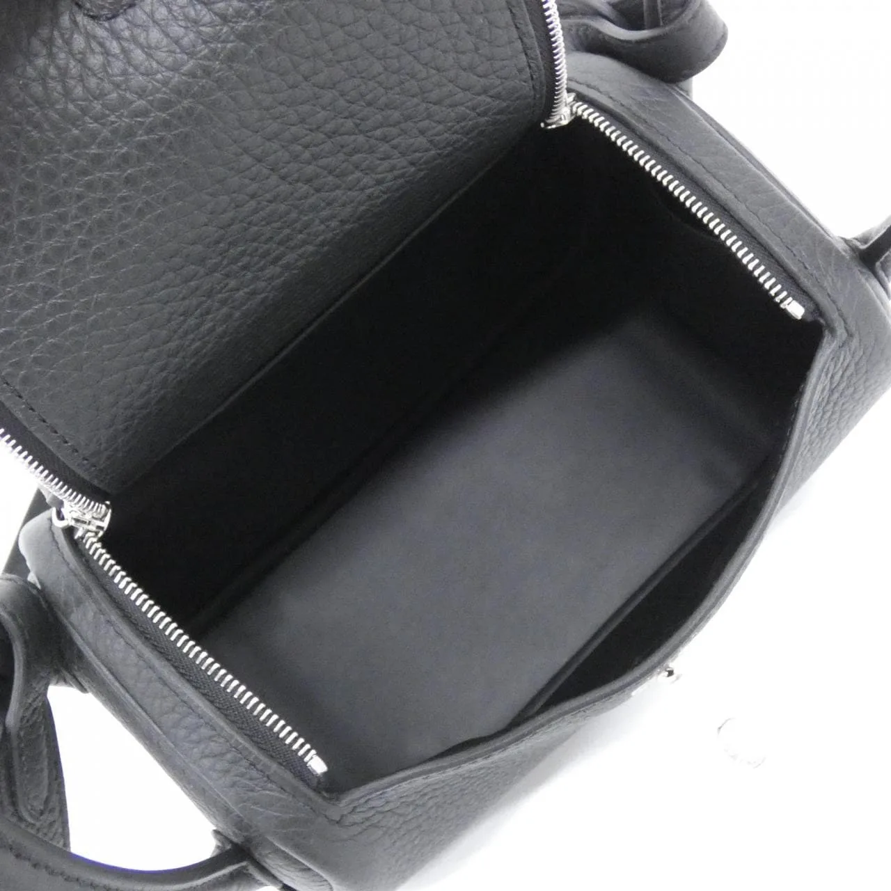 HERMES Lindy 085956CK Shoulder Clemence Black Clemence Leather Unused - Thumbnail 5
