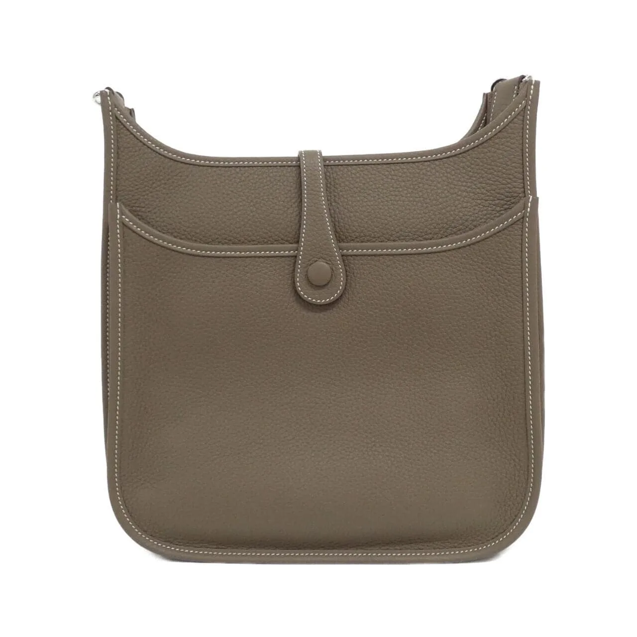 HERMES Evelyne 056277CK Shoulder Clemence Etoupe Clemence Leather Unused - Thumbnail 2