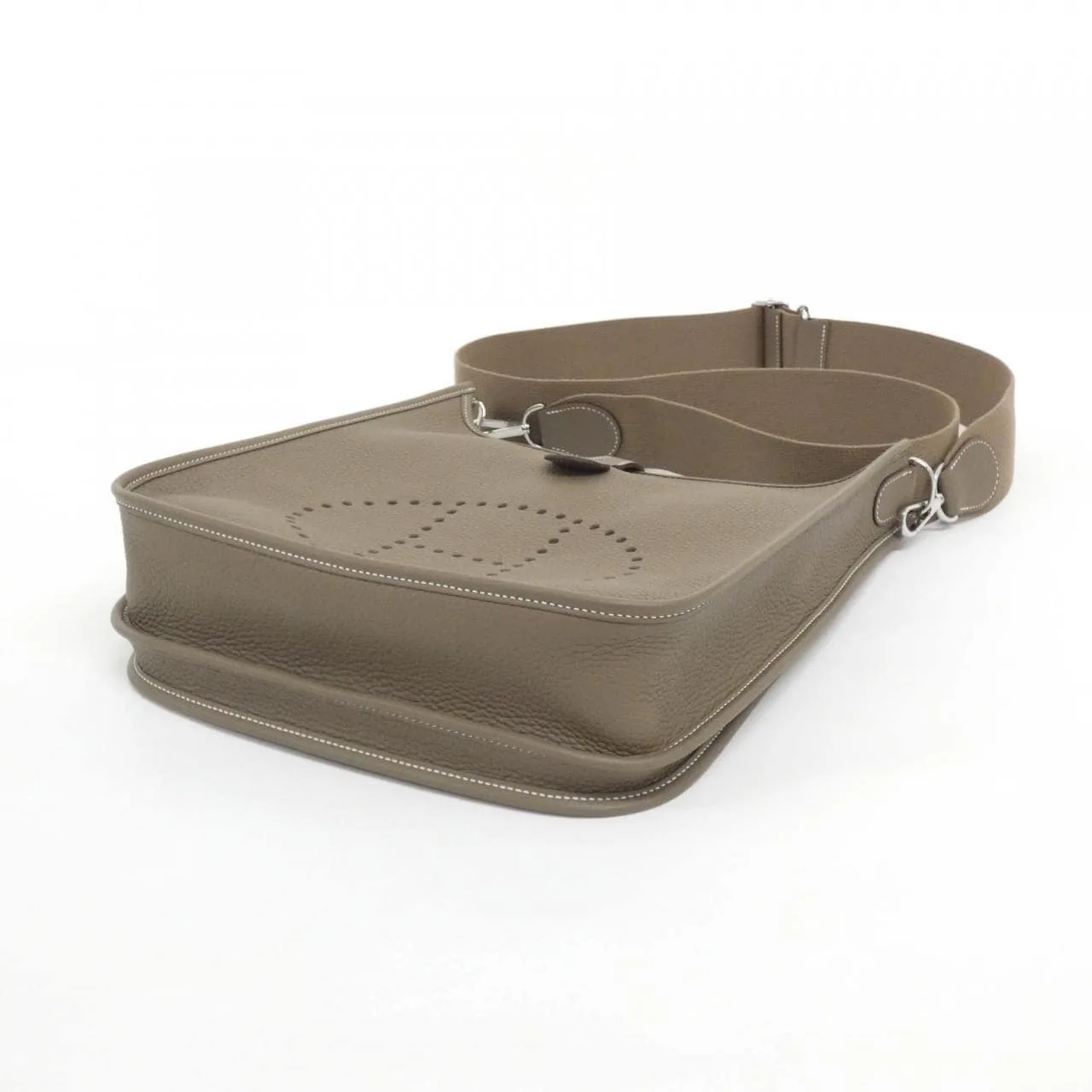 HERMES Evelyne 056277CK Shoulder Clemence Etoupe Clemence Leather Unused - Thumbnail 3