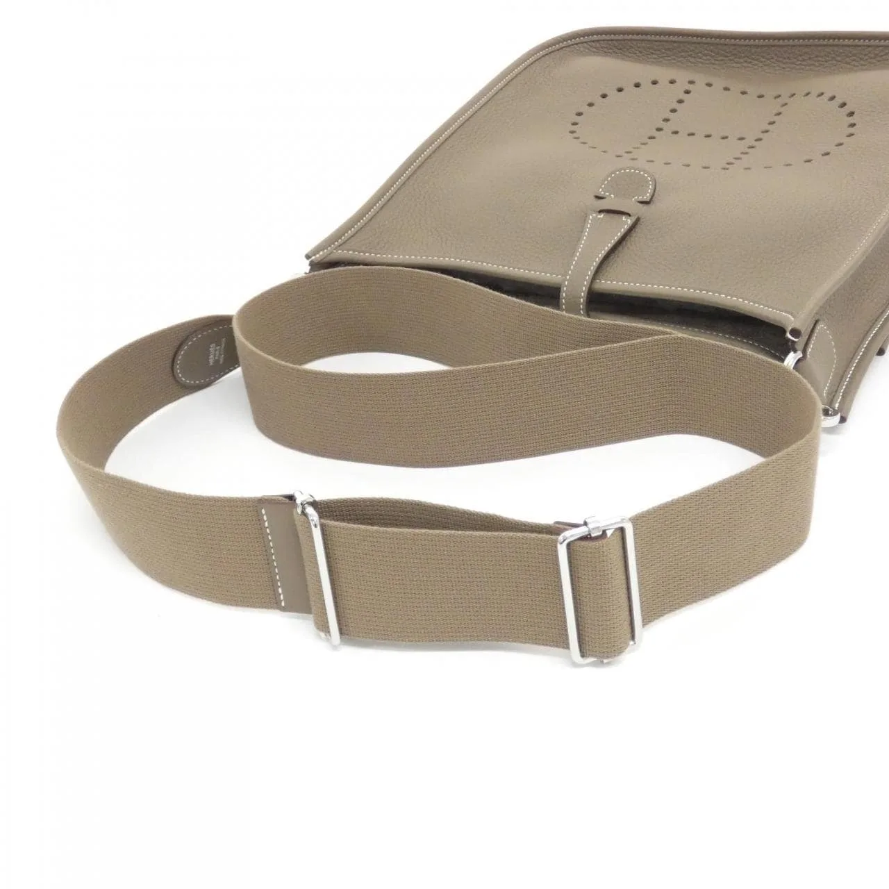 HERMES Evelyne 056277CK Shoulder Clemence Etoupe Clemence Leather Unused - Thumbnail 4