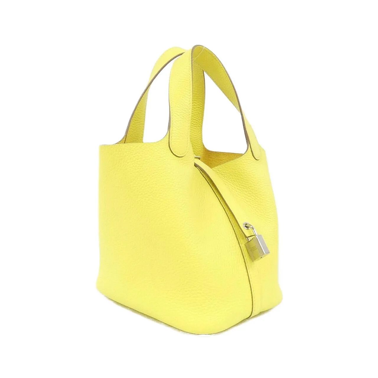 HERMES Picotin 056289CK Handbag Clemence
