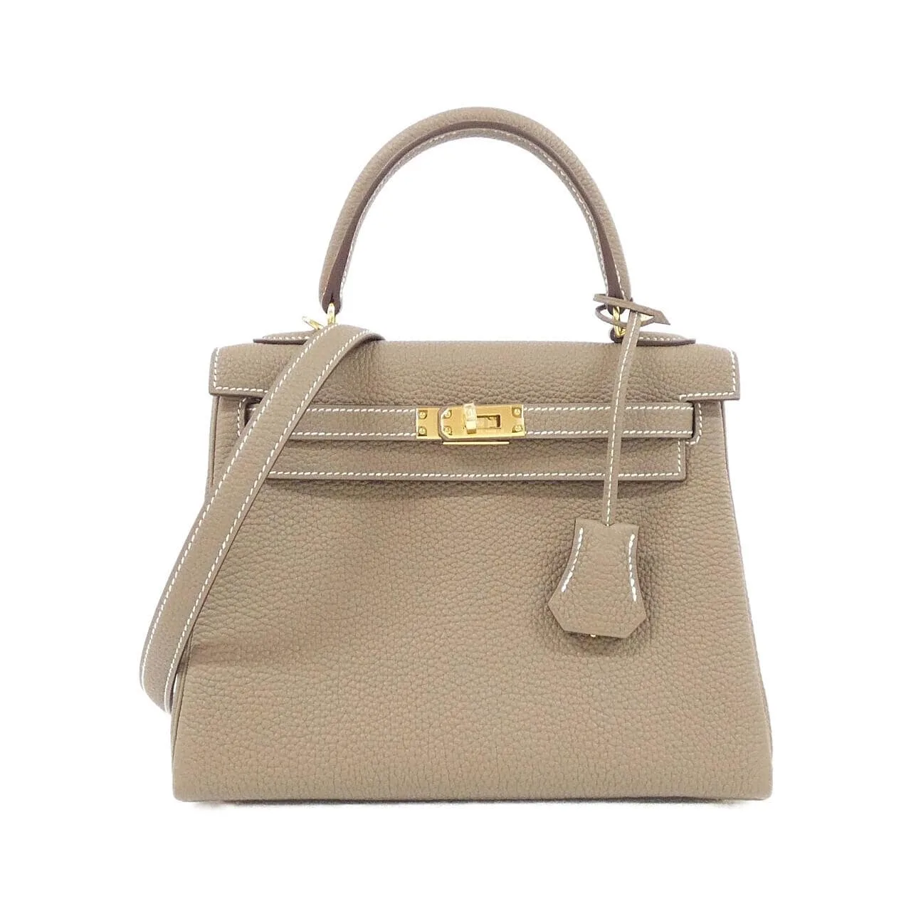 HERMES Kelly 044624CC Handbag Togo