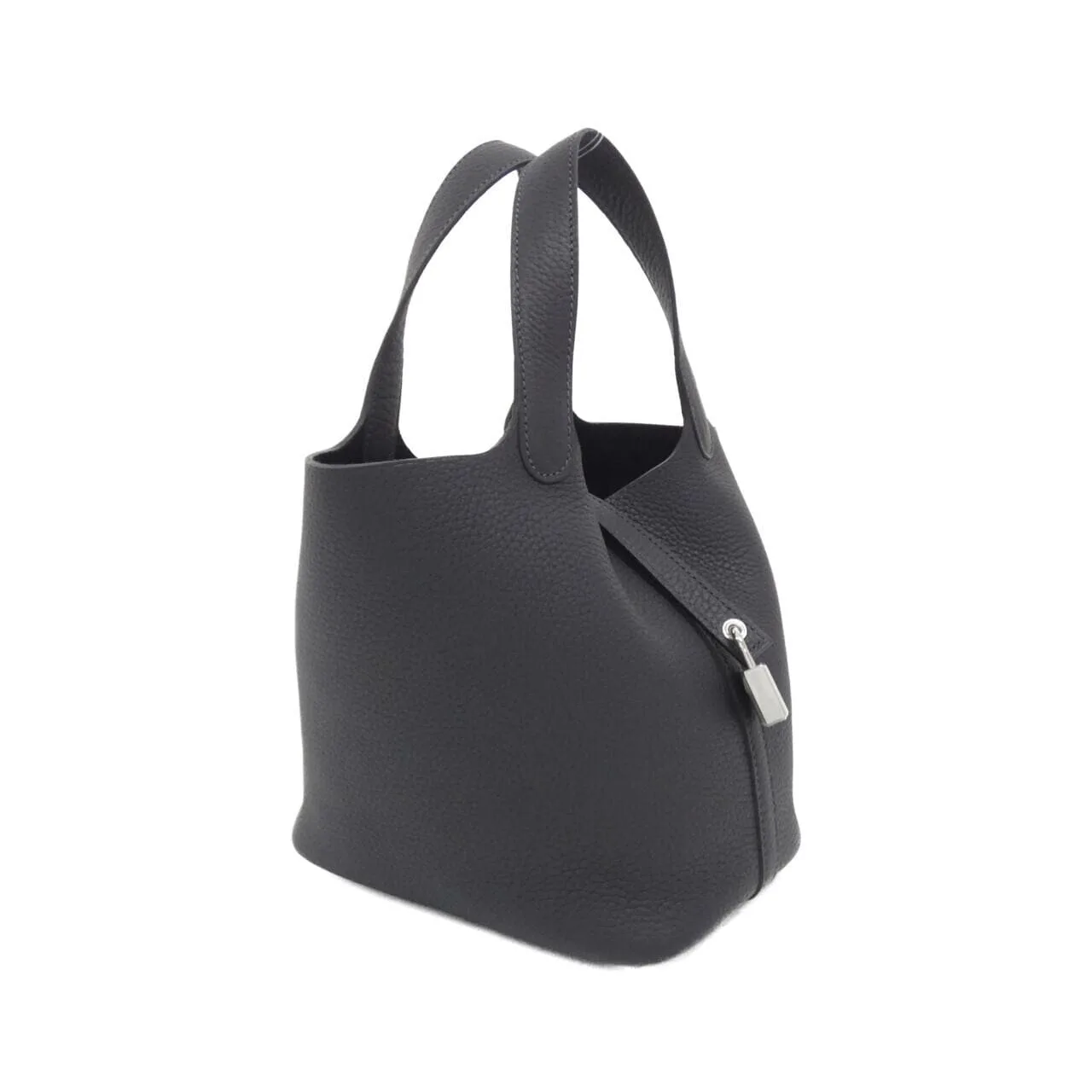 HERMES Picotin 056289CK Handbag Clemence