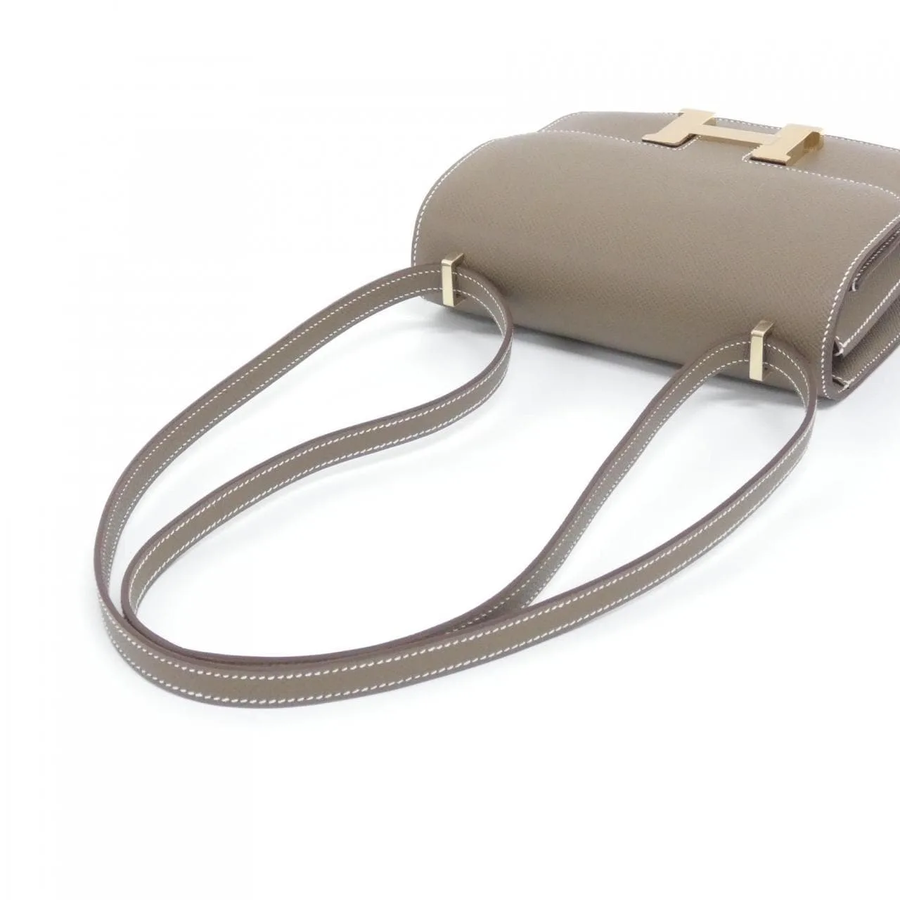 HERMES Constance 083905CU Shoulder Epsom Etoupe Epsom Leather Unused - Thumbnail 4