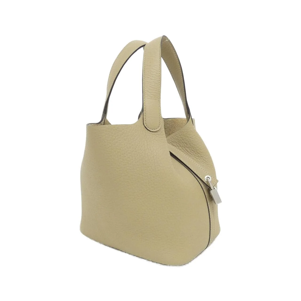 HERMES Picotin 056289CK Handbag Clemence