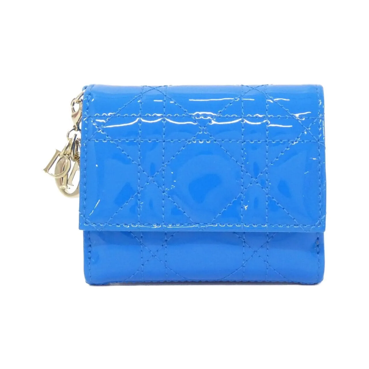 DIOR Lady Dior S01810VRB Wallet Patent Leather