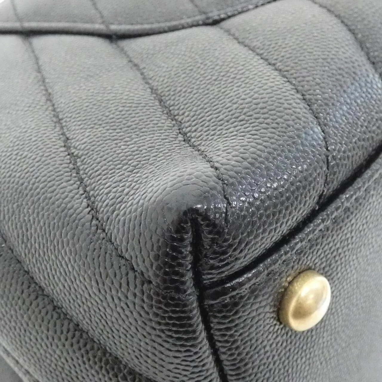 CHANEL Matelasse 92991 Handbag Grained Calfskin 3