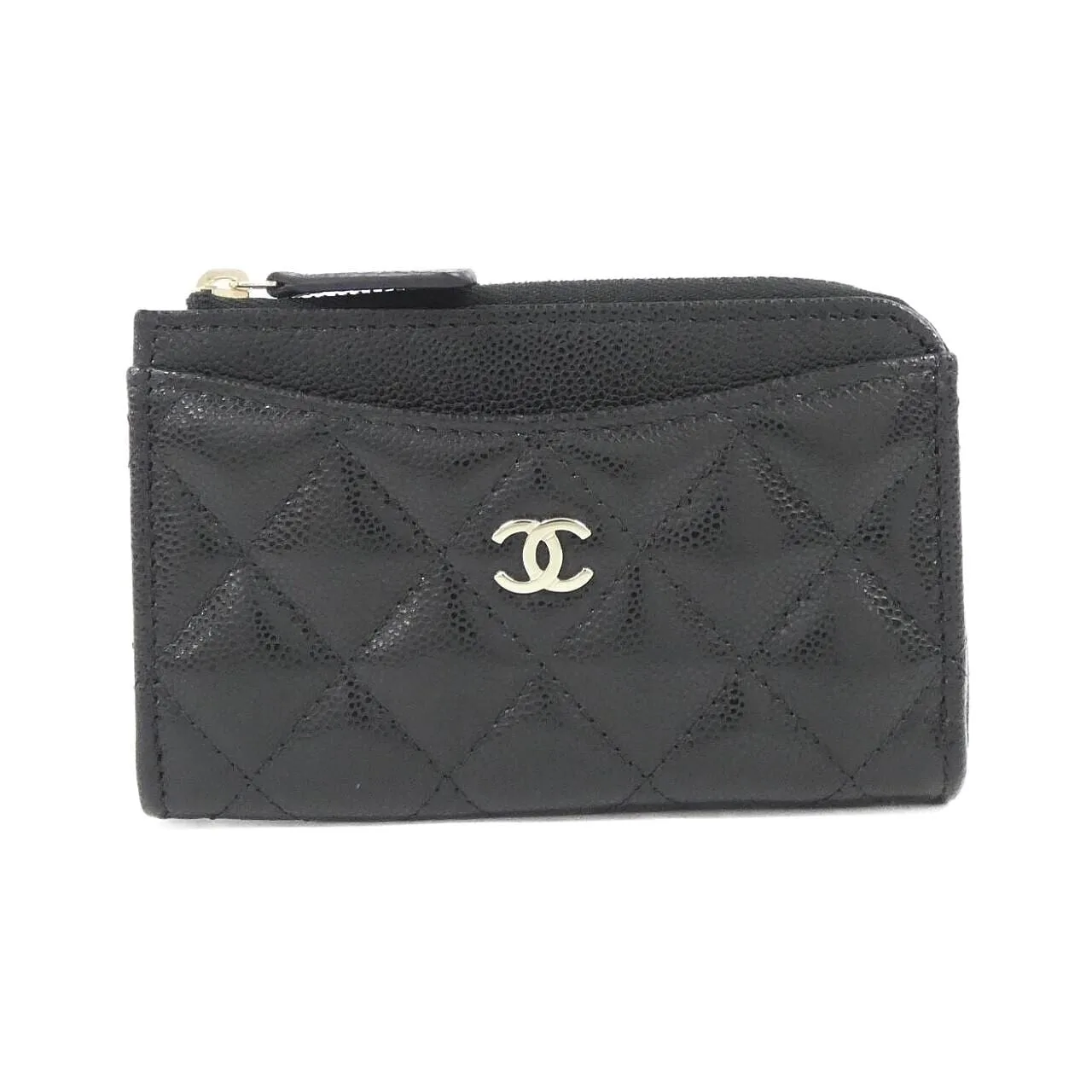 CHANEL Timeless Classic AP3179 Card Case Grained Calfskin