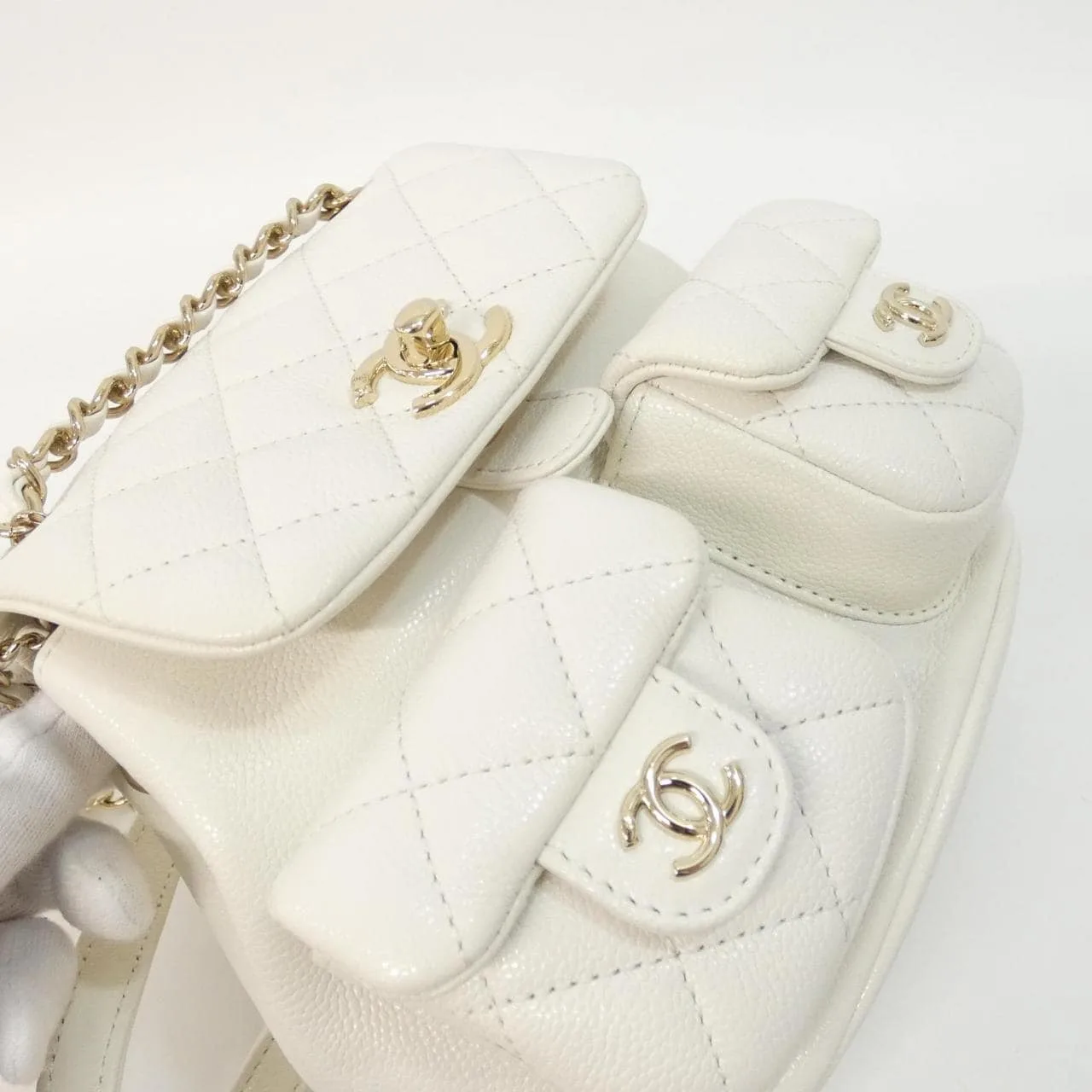 CHANEL Chanel 22 AS3787 Backpack Grained Calfskin 5
