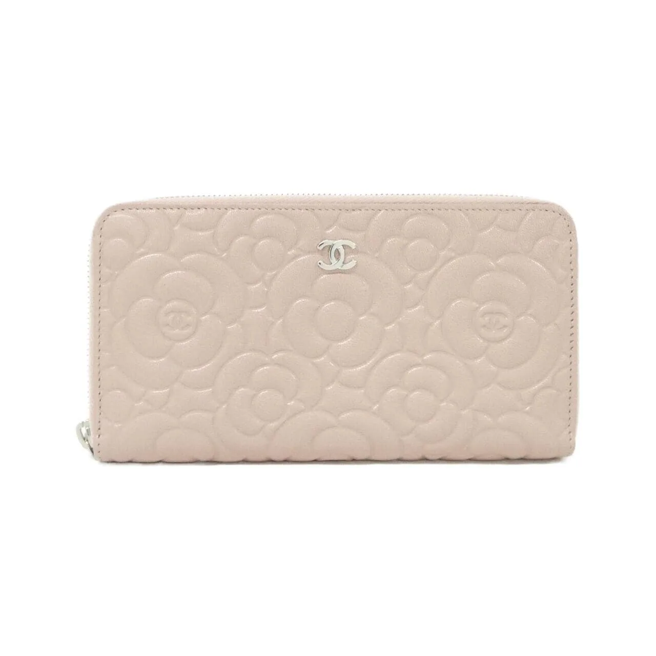 CHANEL 82281 銀包 緞面