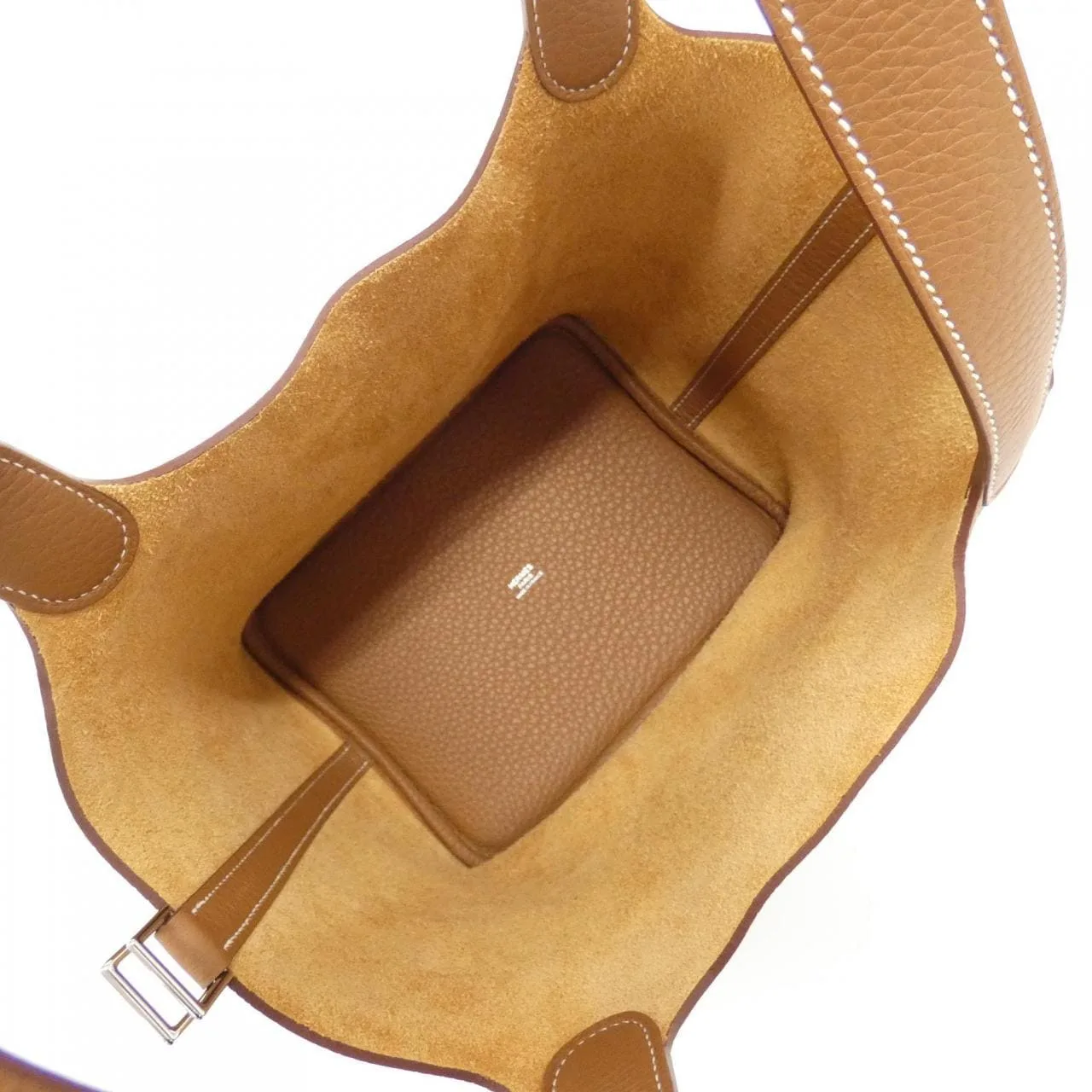 HERMES Picotin 060991CK Handbag Clemence 5