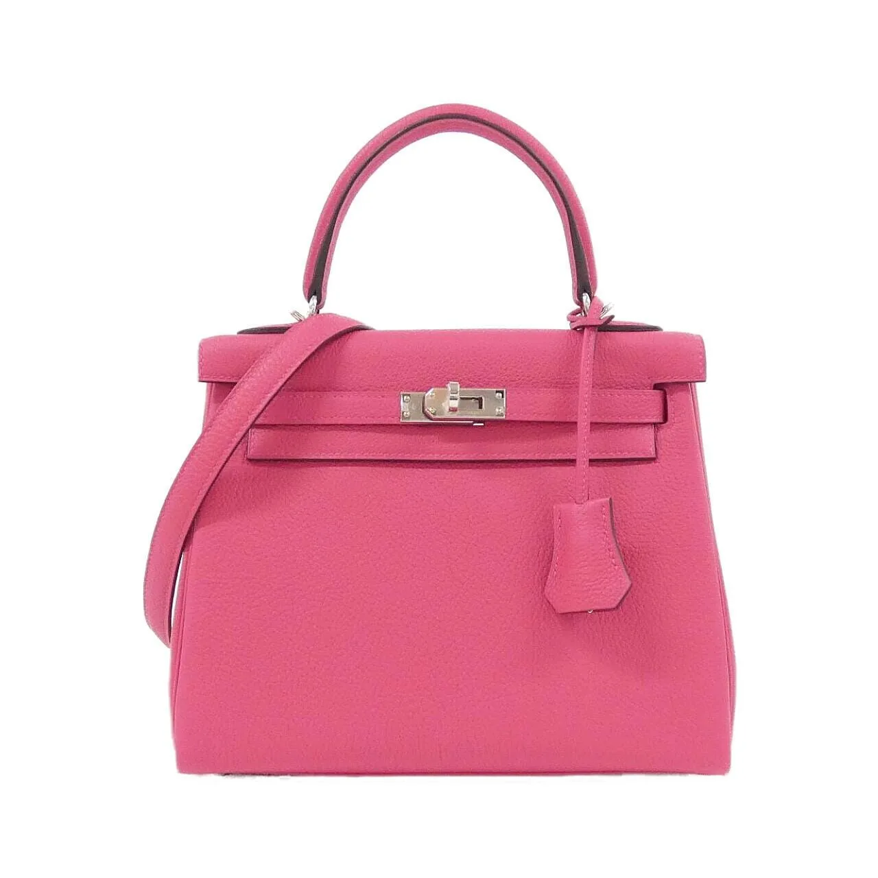 HERMES Kelly 044624CK Handbag Togo