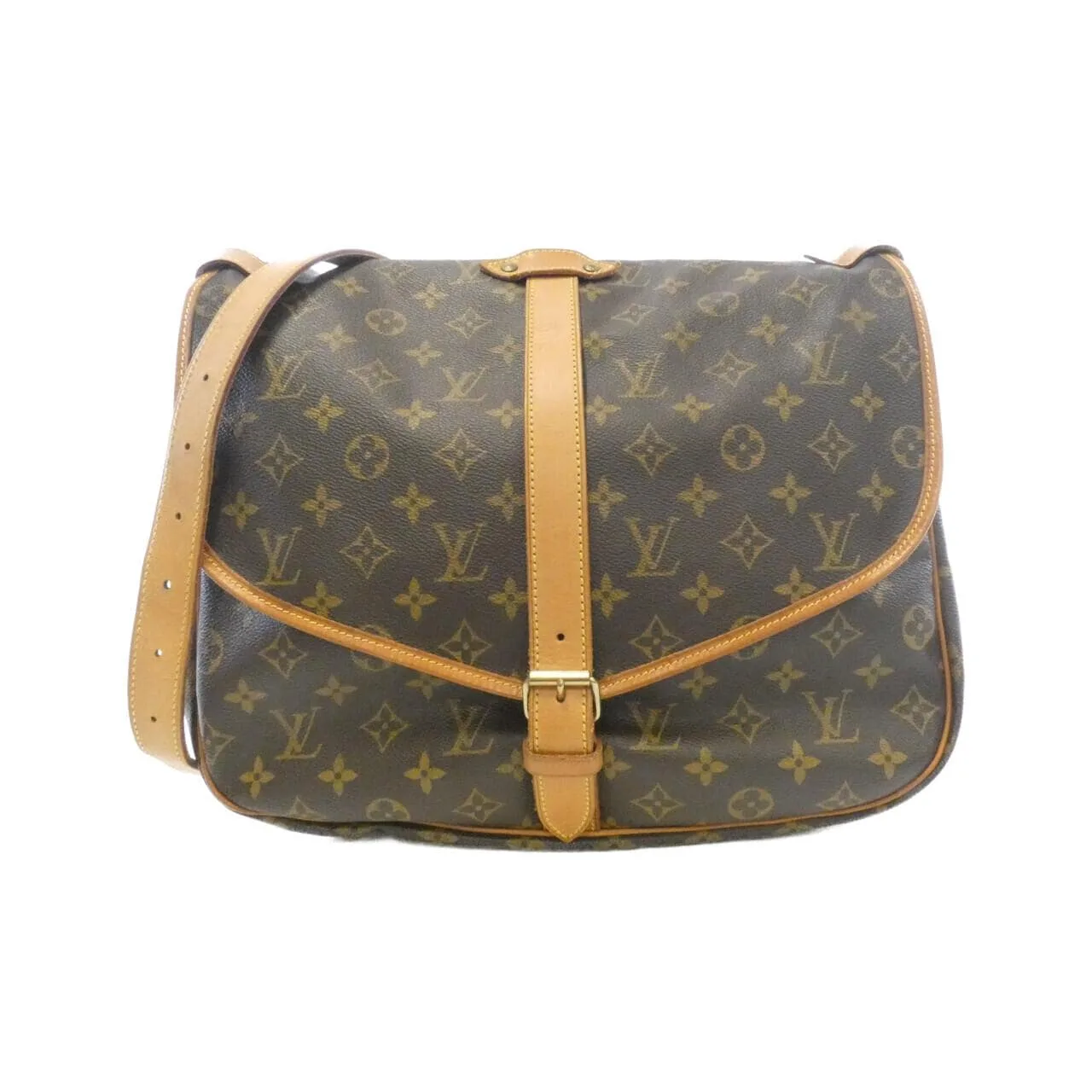 LOUIS VUITTON Saumur M42254 Shoulder Monogram