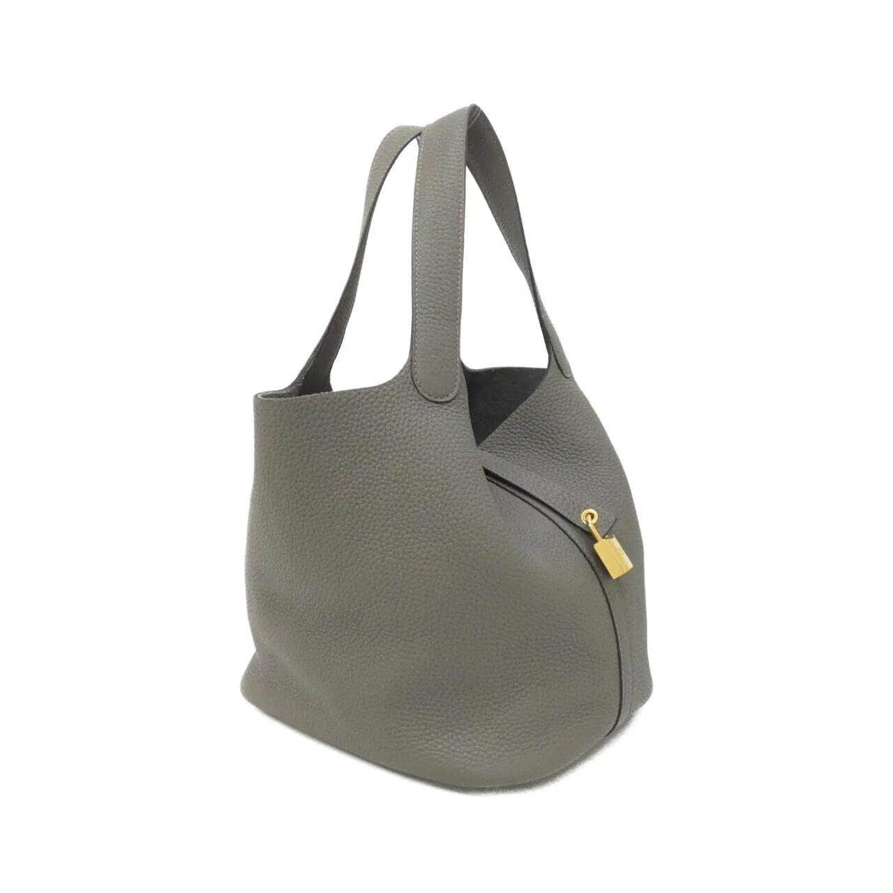 HERMES Picotin 060991CC Handbag Clemence