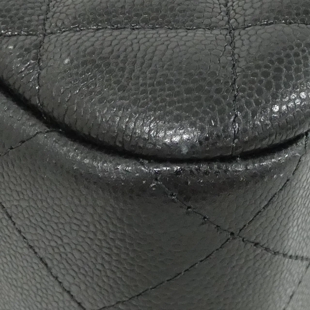 CHANEL 91046 手提包 荔枝紋牛皮 3