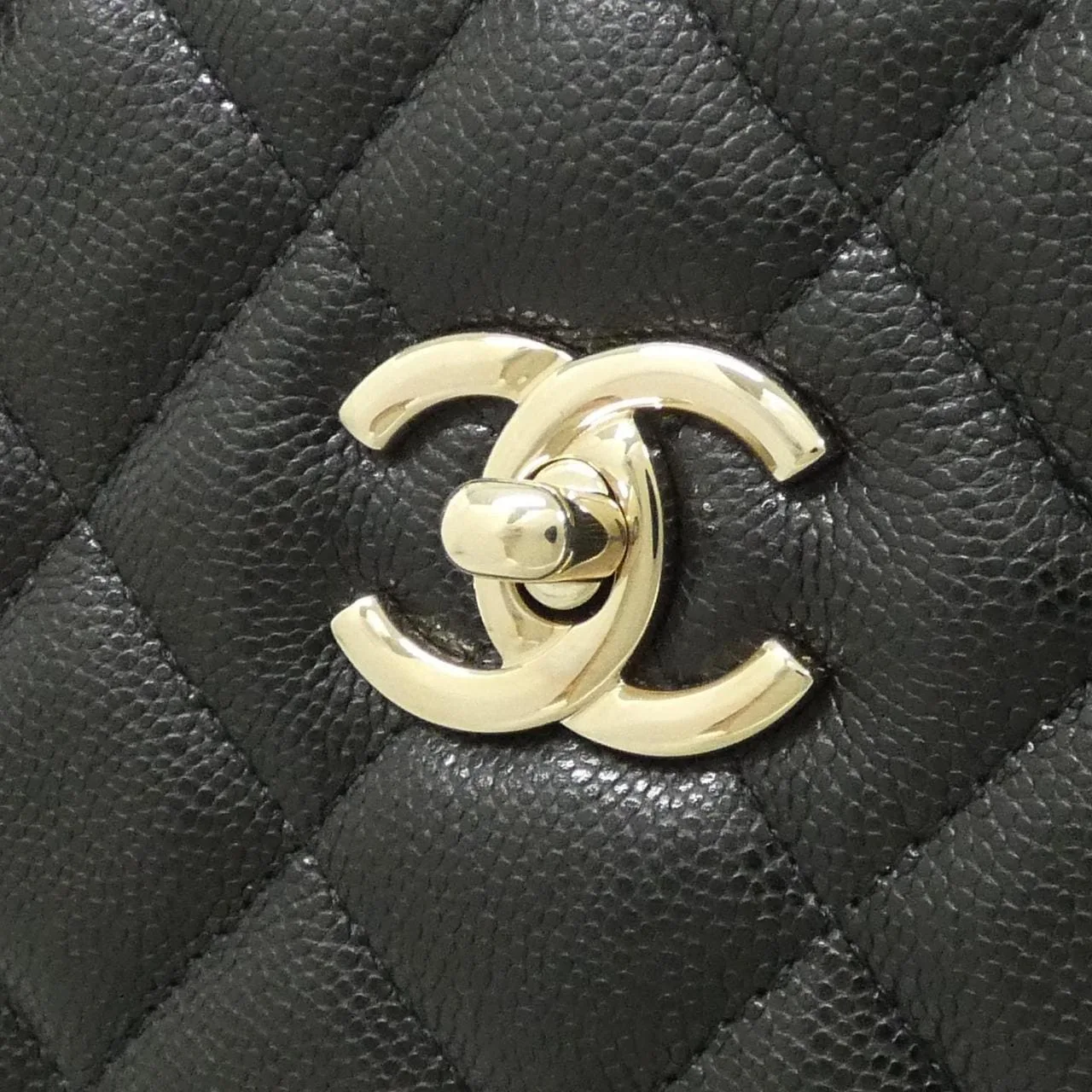 CHANEL 91046 手提包 荔枝紋牛皮 4