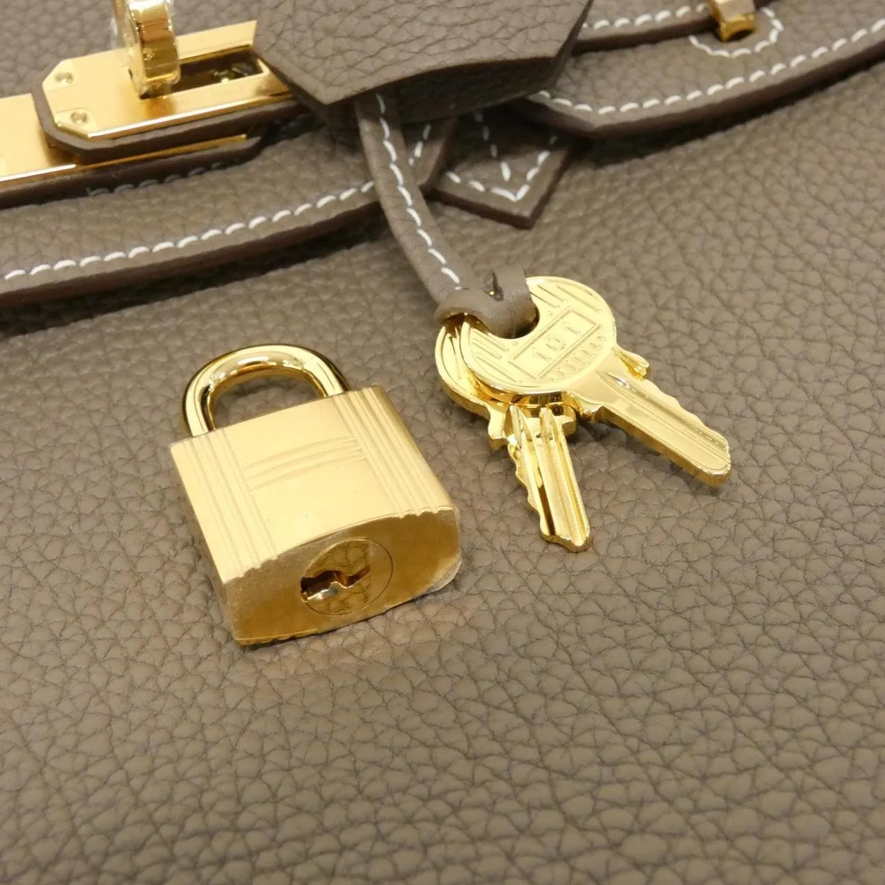 HERMES Birkin 041344CC Handbag Togo 4