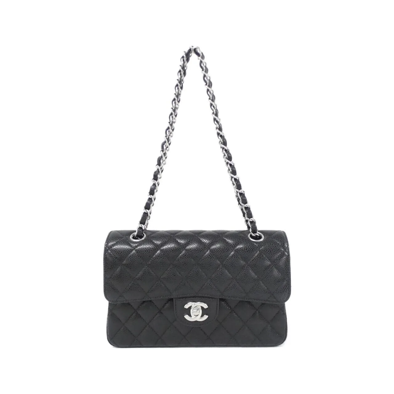 CHANEL Matelasse 1113 Shoulder Grained Calfskin