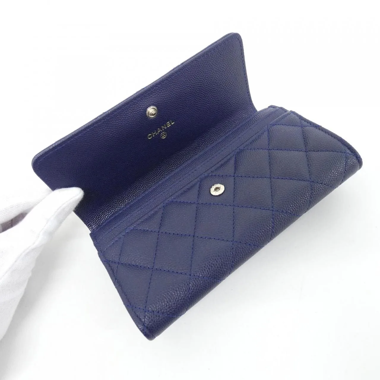 CHANEL Chanel 19 AP3339 銀包 荔枝紋牛皮 4