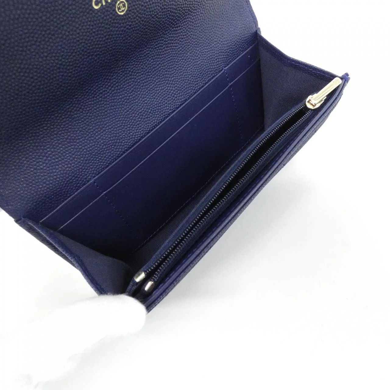 CHANEL Chanel 19 AP3339 銀包 荔枝紋牛皮 5