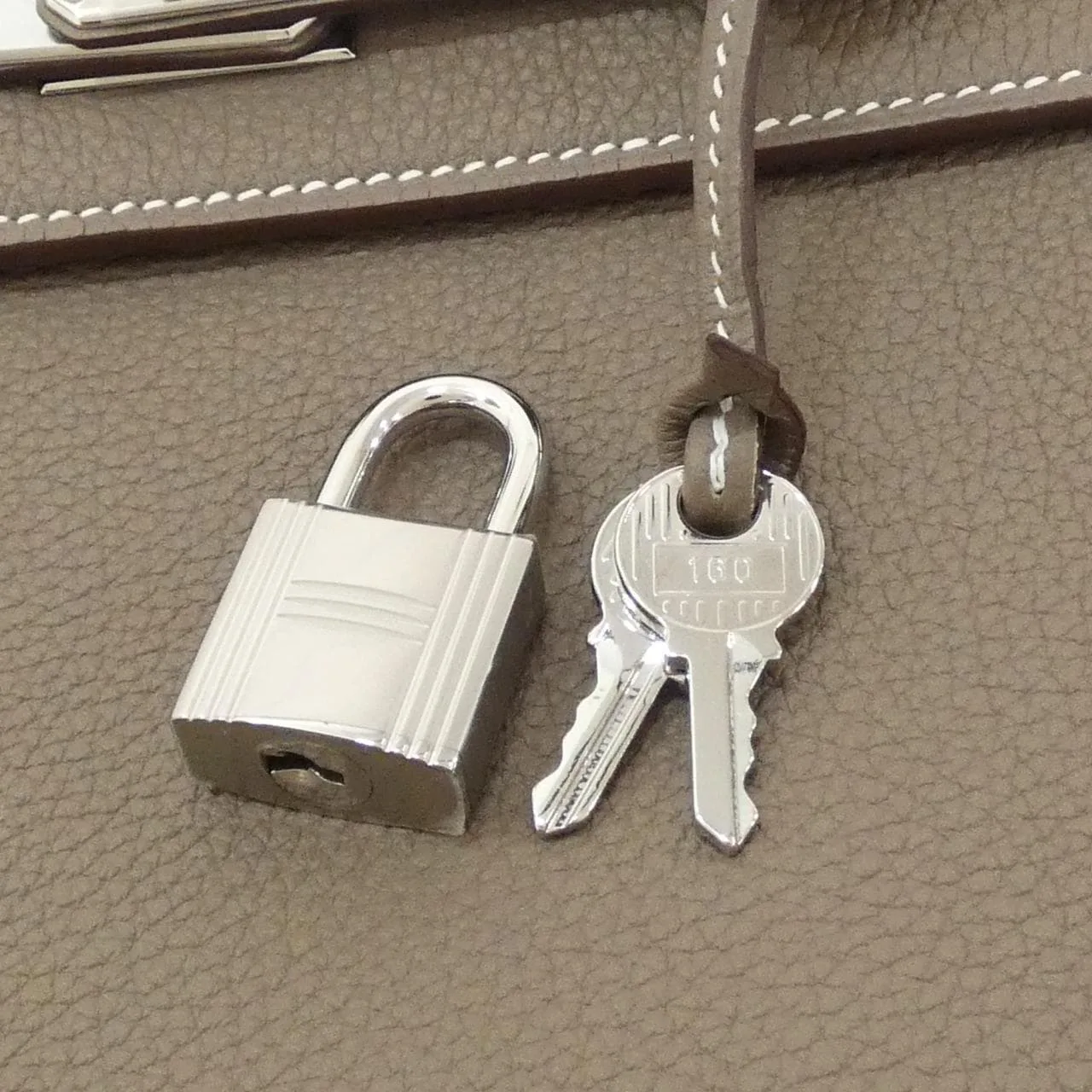 HERMES Kelly 044624CK Handbag Togo 4