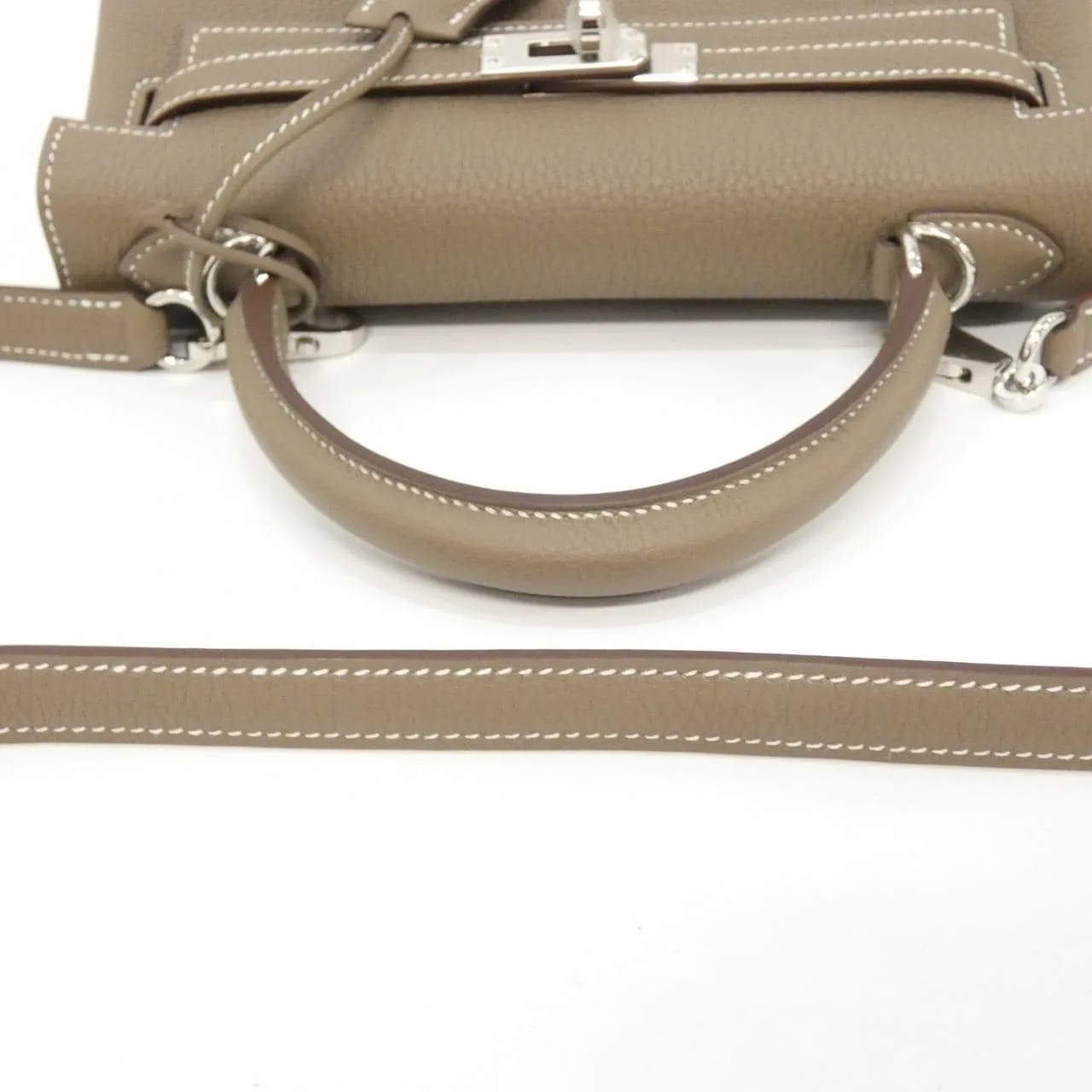 HERMES Kelly 044624CK Handbag Togo 5