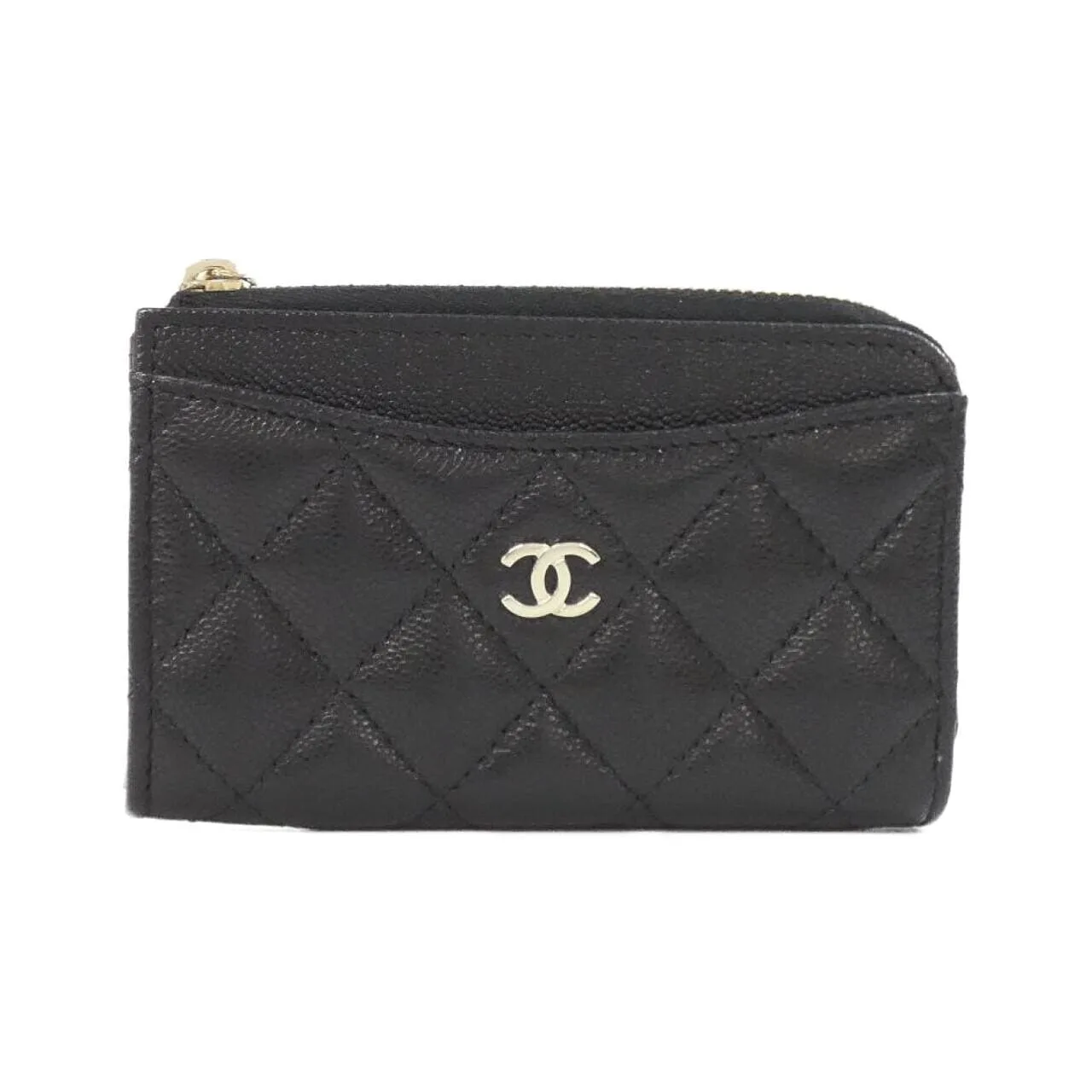 CHANEL Timeless Classic AP3179 Card Case Grained Calfskin