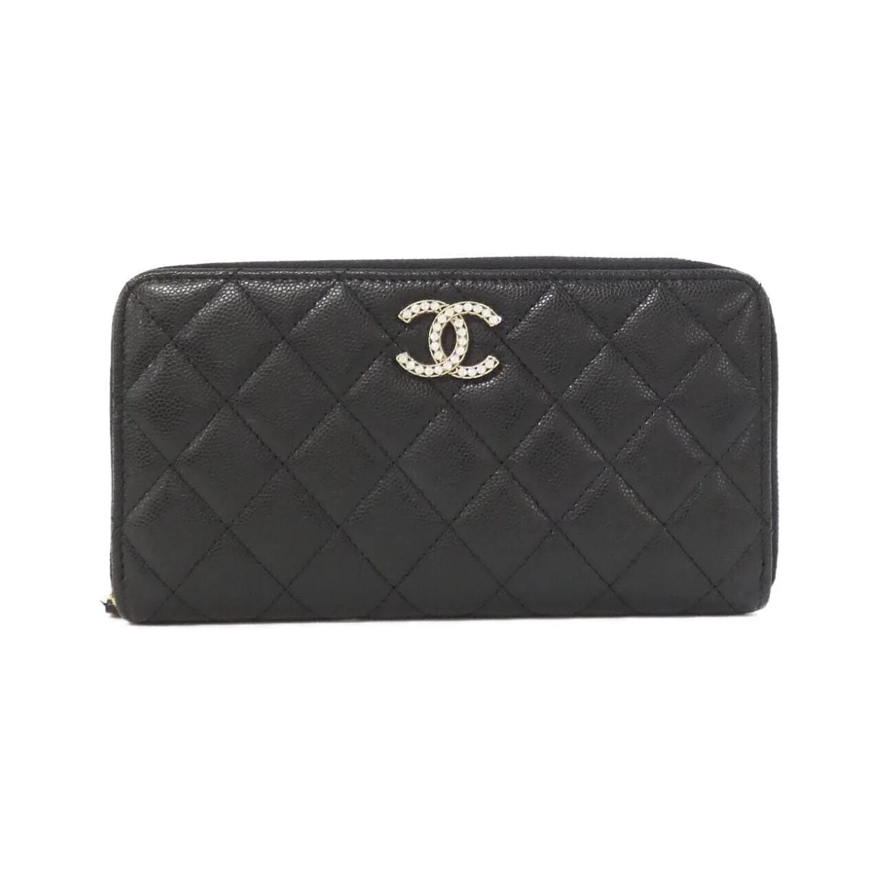 CHANEL AP4555 Wallet Grained Calfskin