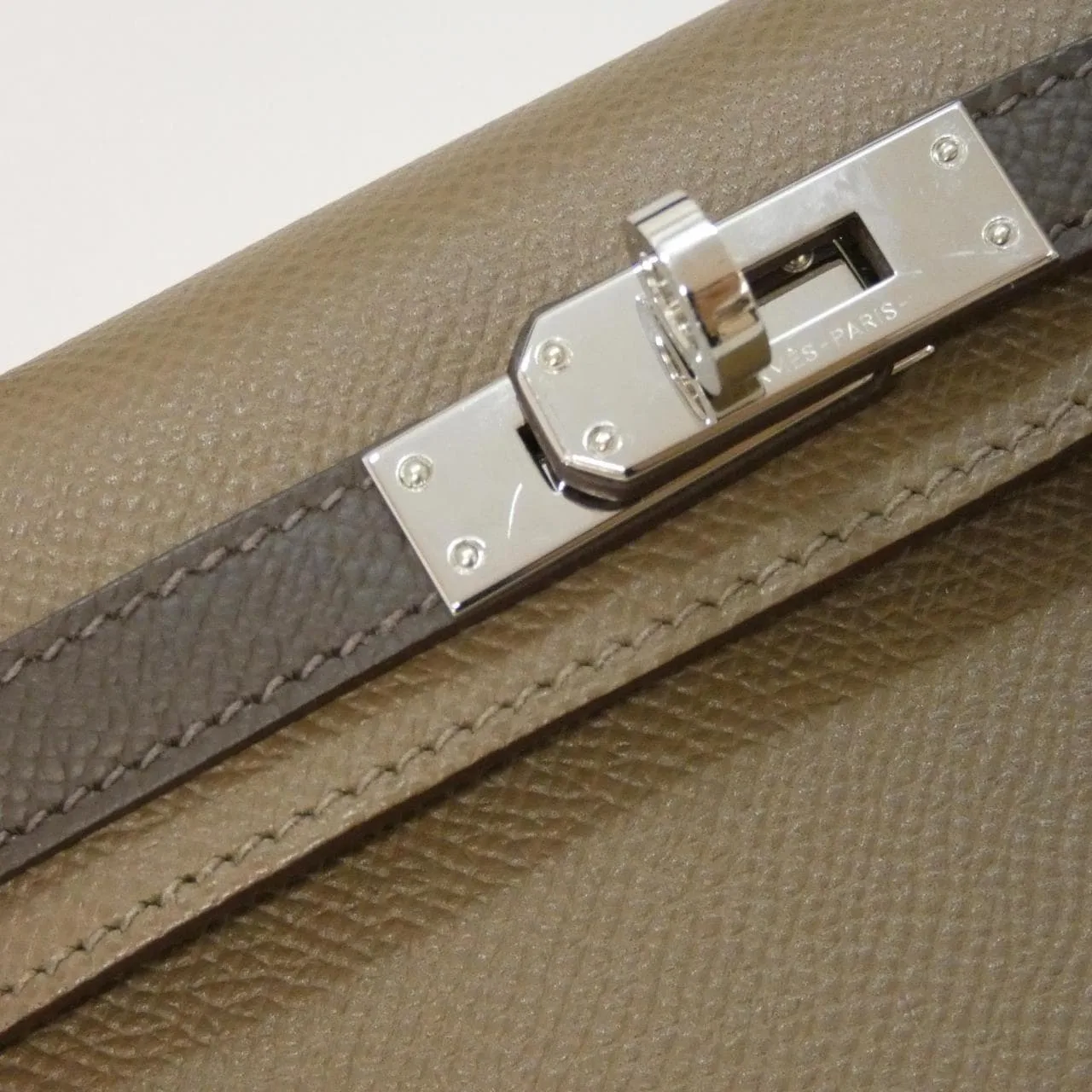 HERMES Kelly 082732CK Handbag Epsom 4