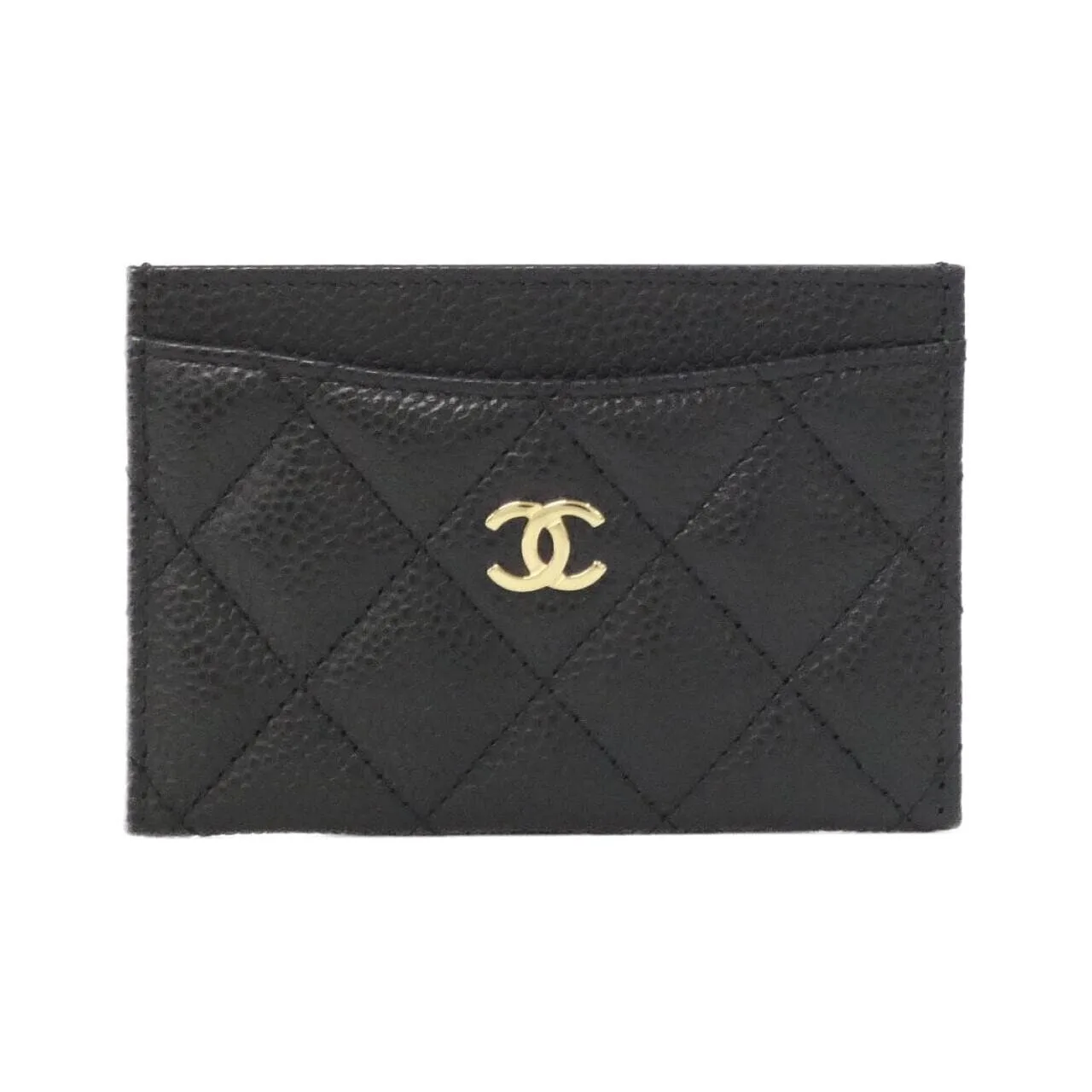 CHANEL Timeless Classic AP0213 Card Case Grained Calfskin