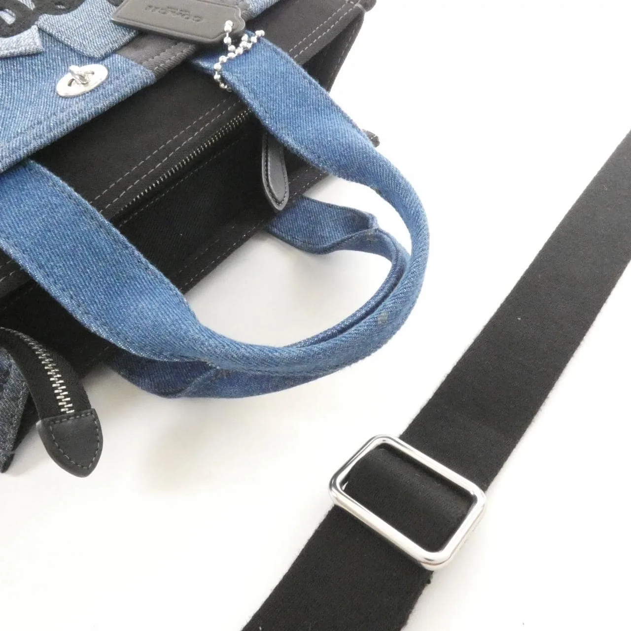 COACH CAM63 Shoulder Denim 5