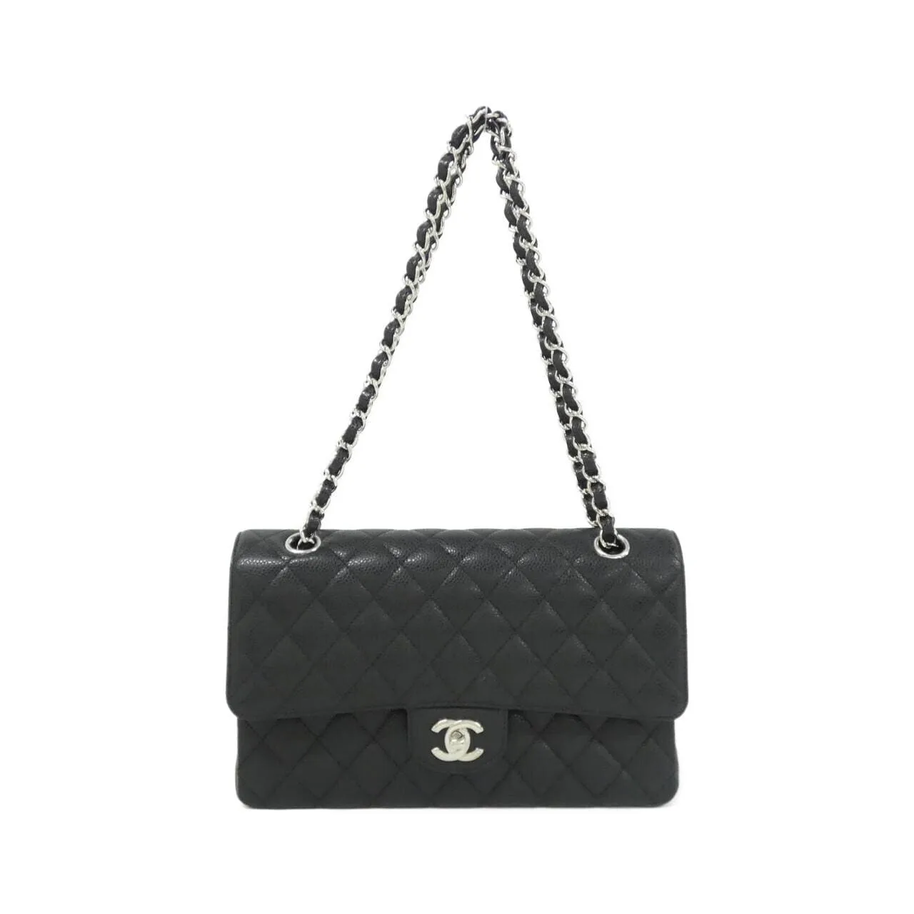 CHANEL Matelasse 1112 Shoulder Grained Calfskin