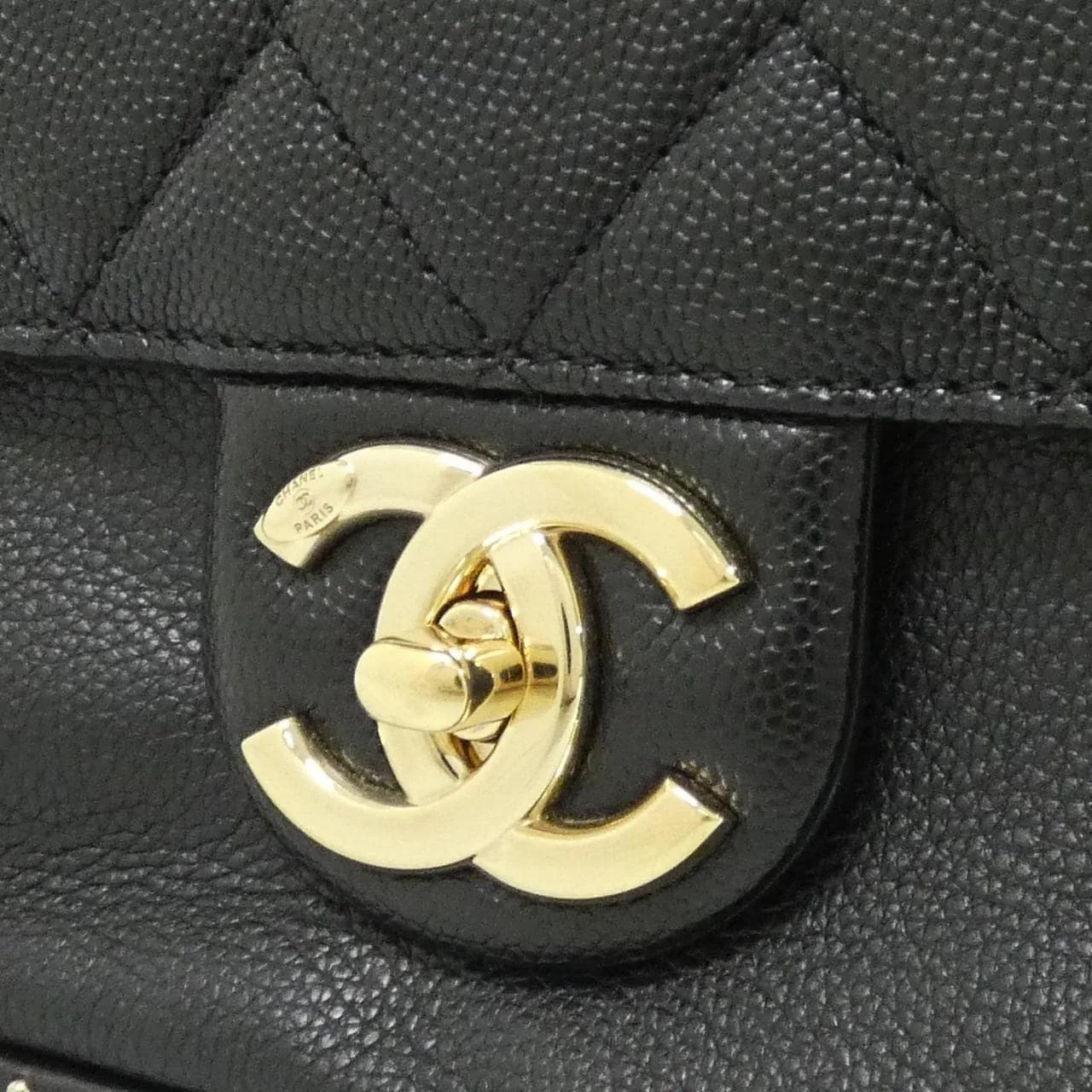 CHANEL 91856 肩背包 荔枝紋牛皮 5