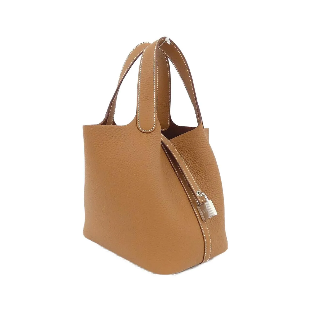 HERMES Picotin 056289CK Handbag Clemence