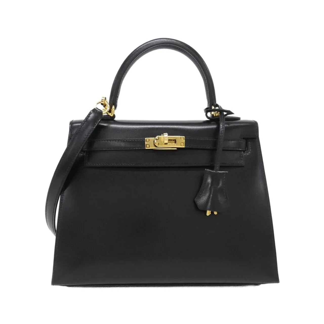 HERMES Kelly 034497CC Handbag Box Calf