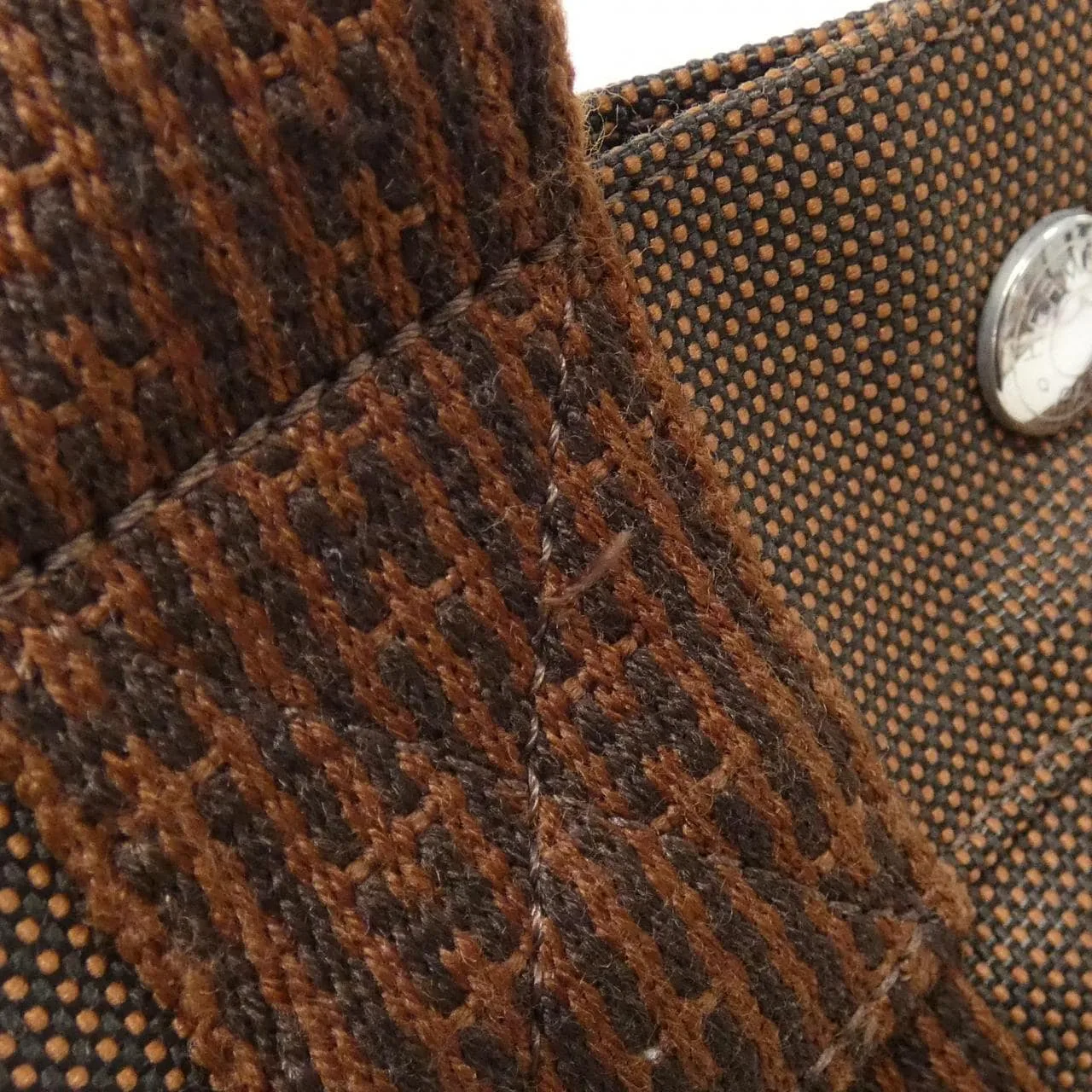 HERMES 101056M 手提包 帆布 4
