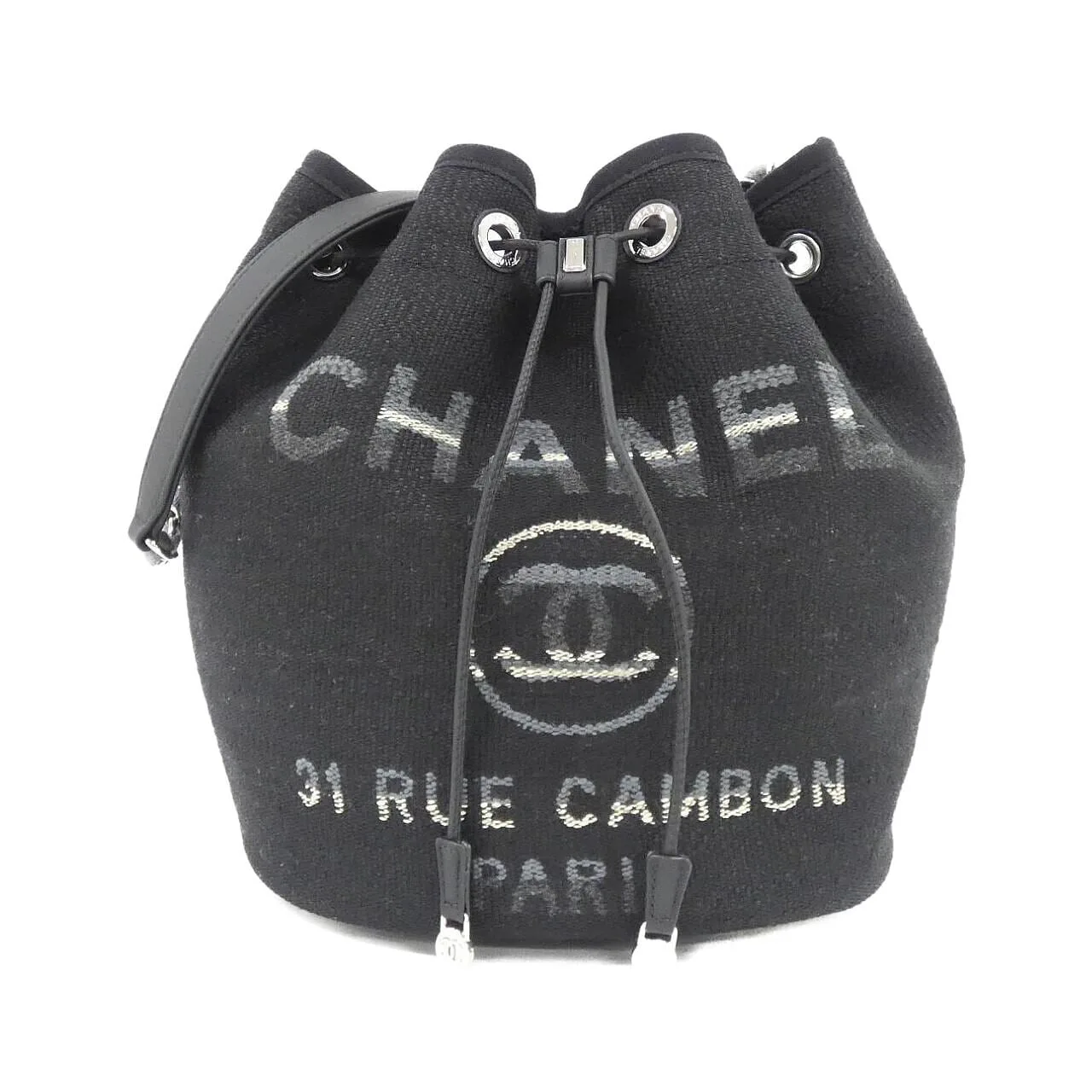 CHANEL Deauville 57536 Shoulder Canvas