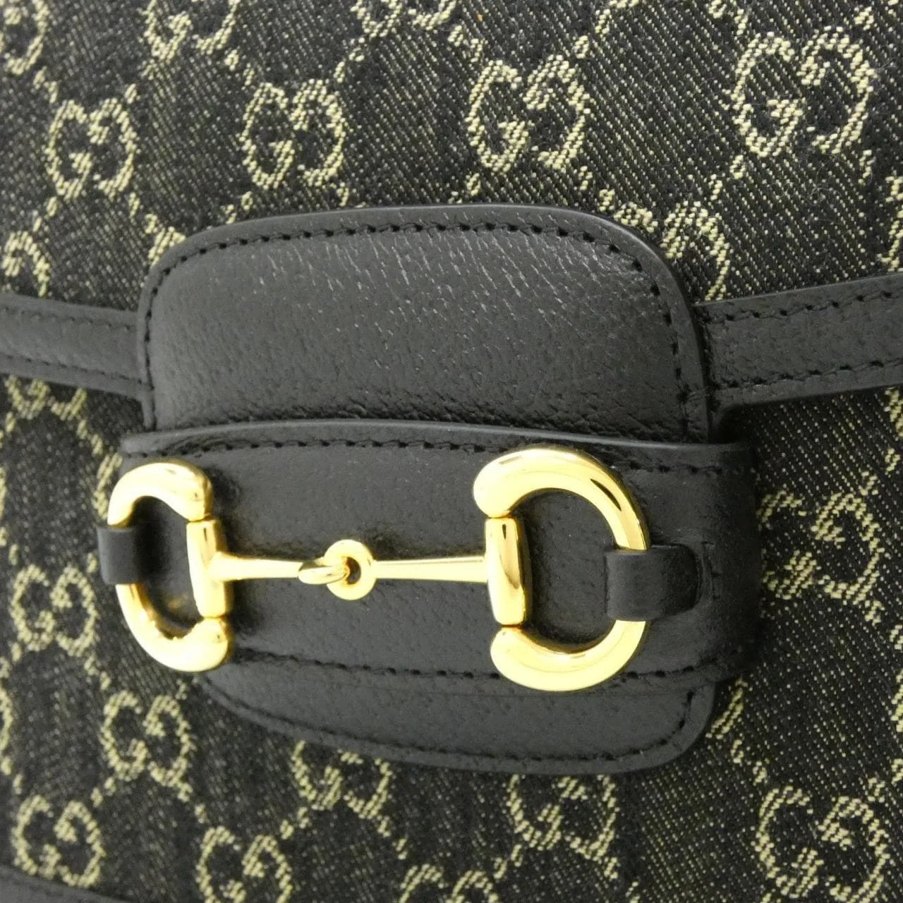 GUCCI Horsebit 1955 602204 UN3BG Shoulder Denim 4