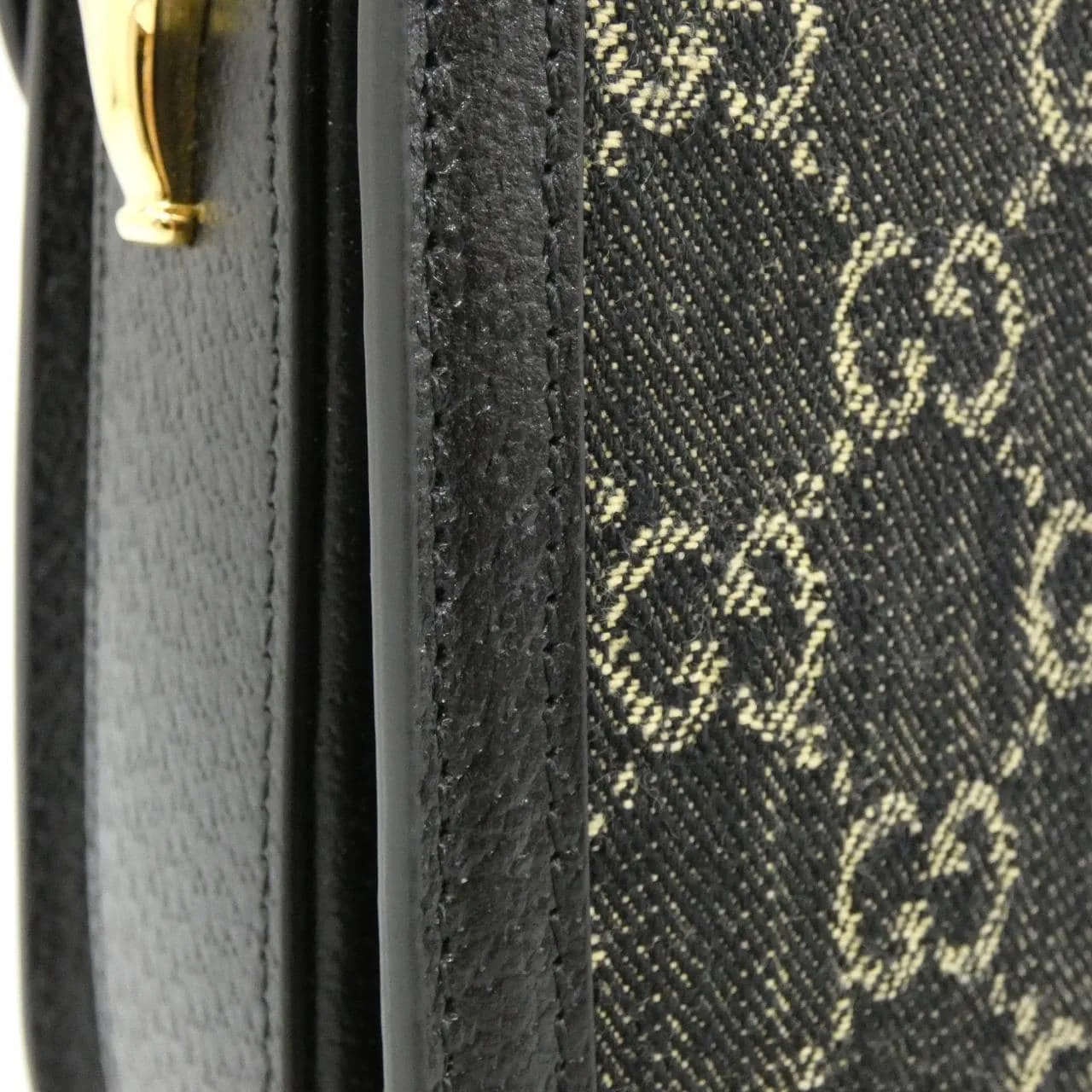 GUCCI Horsebit 1955 602204 UN3BG Shoulder Denim 5