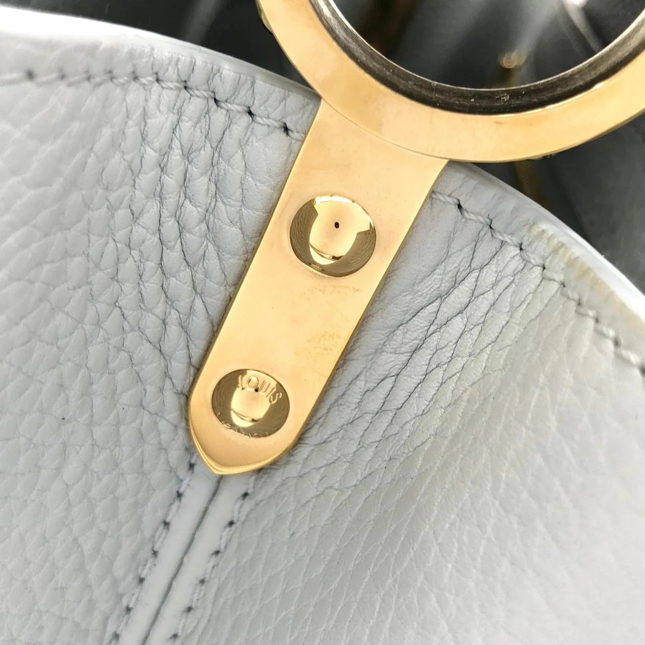 LOUIS VUITTON Capucines N92856 手提包 蟒蛇皮 5