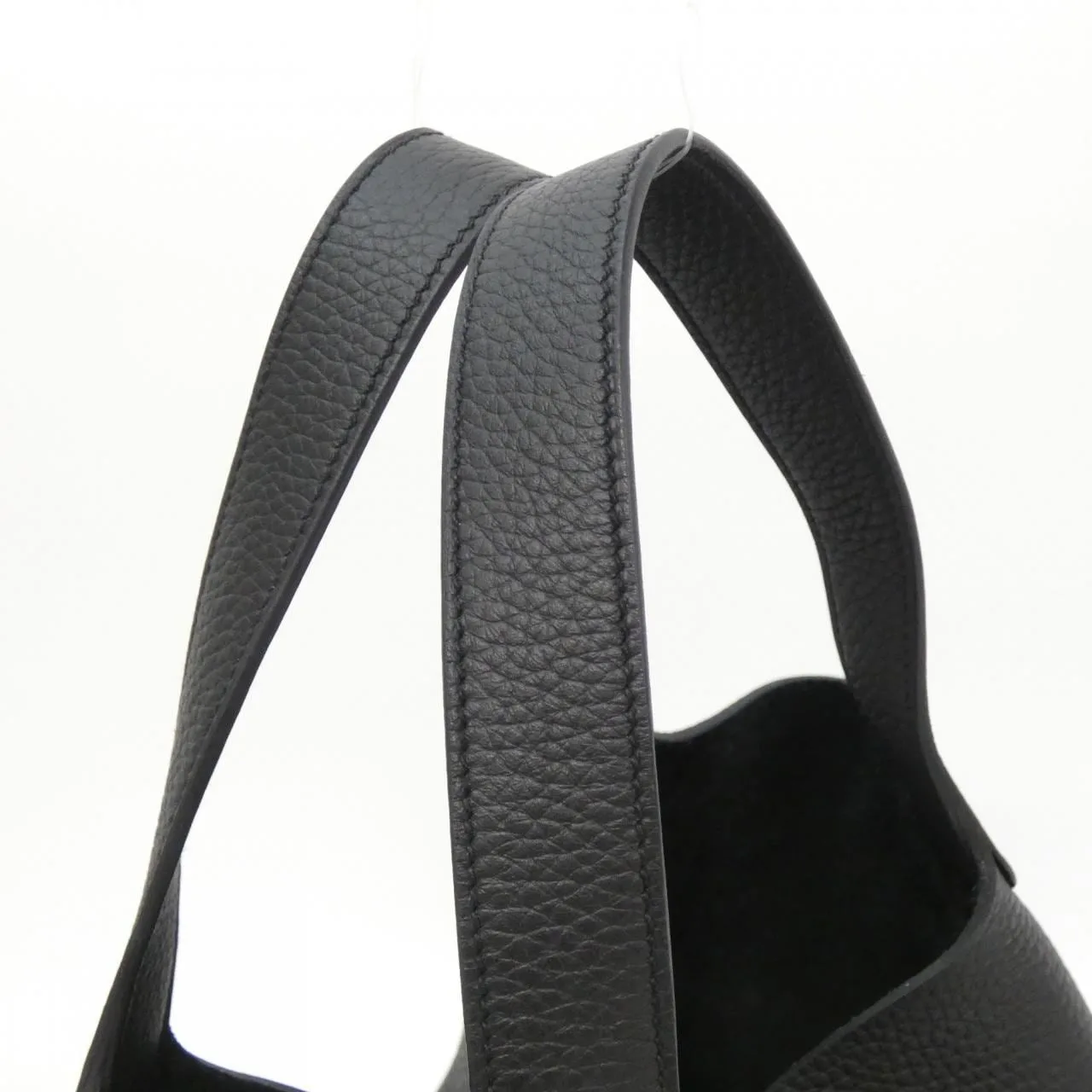 HERMES Picotin 060991CK Handbag Clemence 4