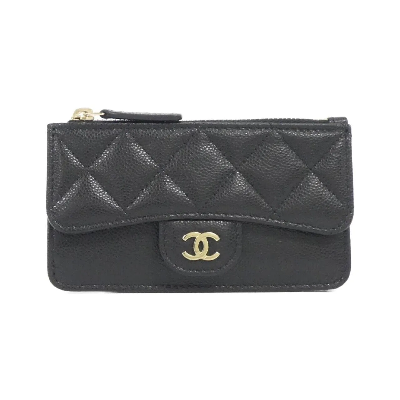 CHANEL Timeless Classic AP2570 Card Case Grained Calfskin