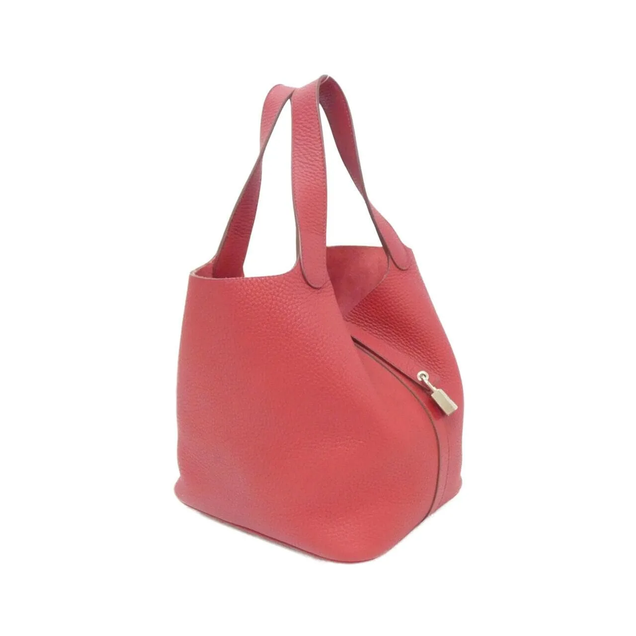 HERMES Picotin 060991CK Handbag Clemence