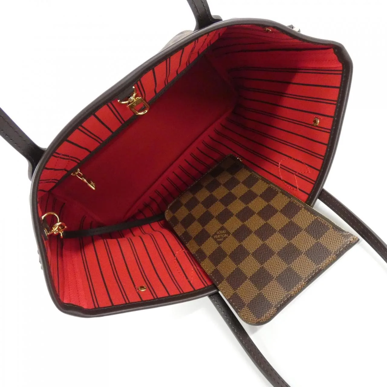 LOUIS VUITTON Neverfull N41359 Tote Damier 4