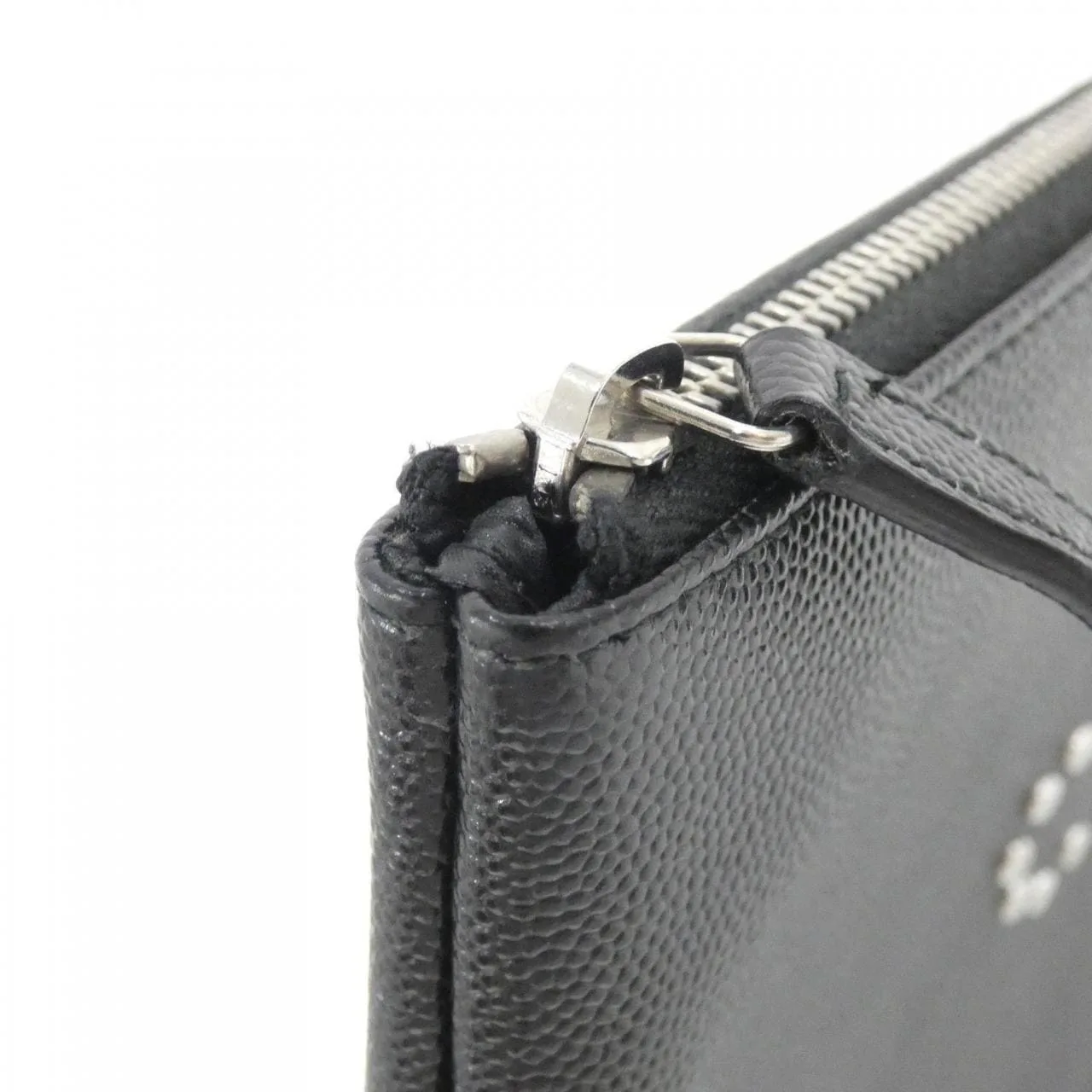 CHANEL Deauville 80802 Pouch Grained Calfskin 4