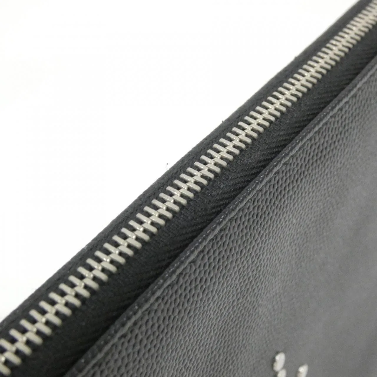 CHANEL Deauville 80802 Pouch Grained Calfskin 5