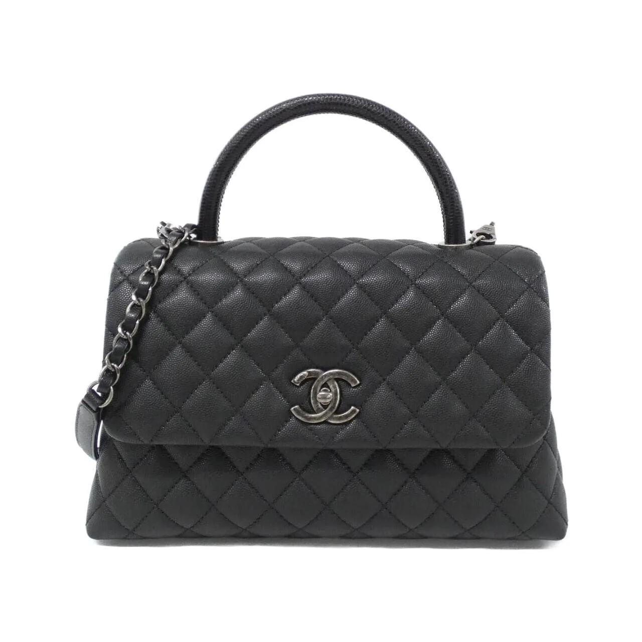 CHANEL Matelasse 92991 Handbag Grained Calfskin