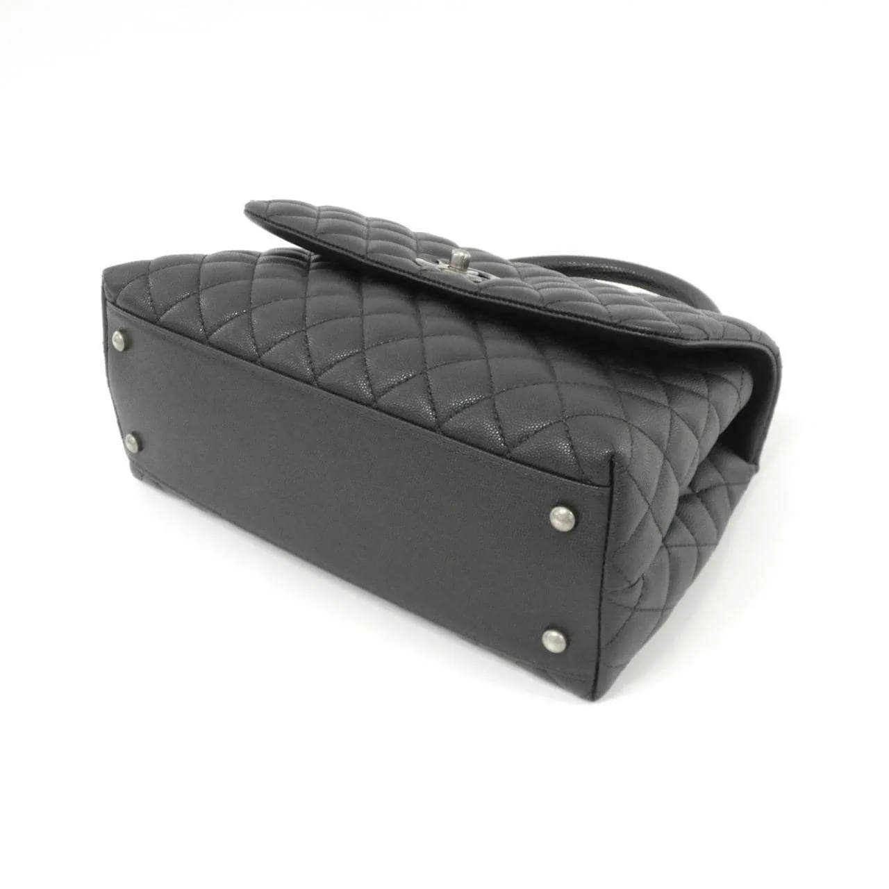 CHANEL Matelasse 92991 Handbag Grained Calfskin 3